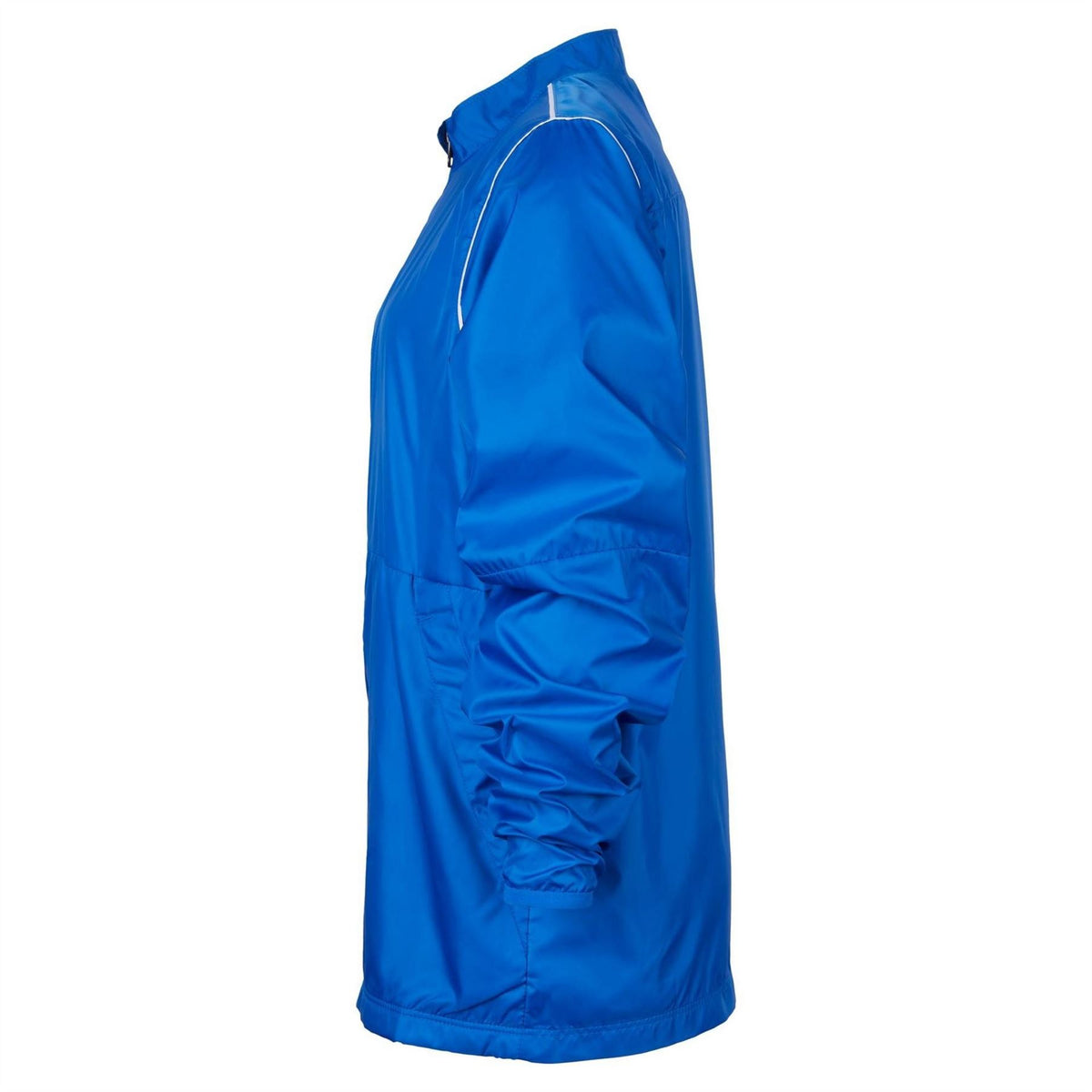 Nike Solid Patterned Rain Jacket with Side Stripes