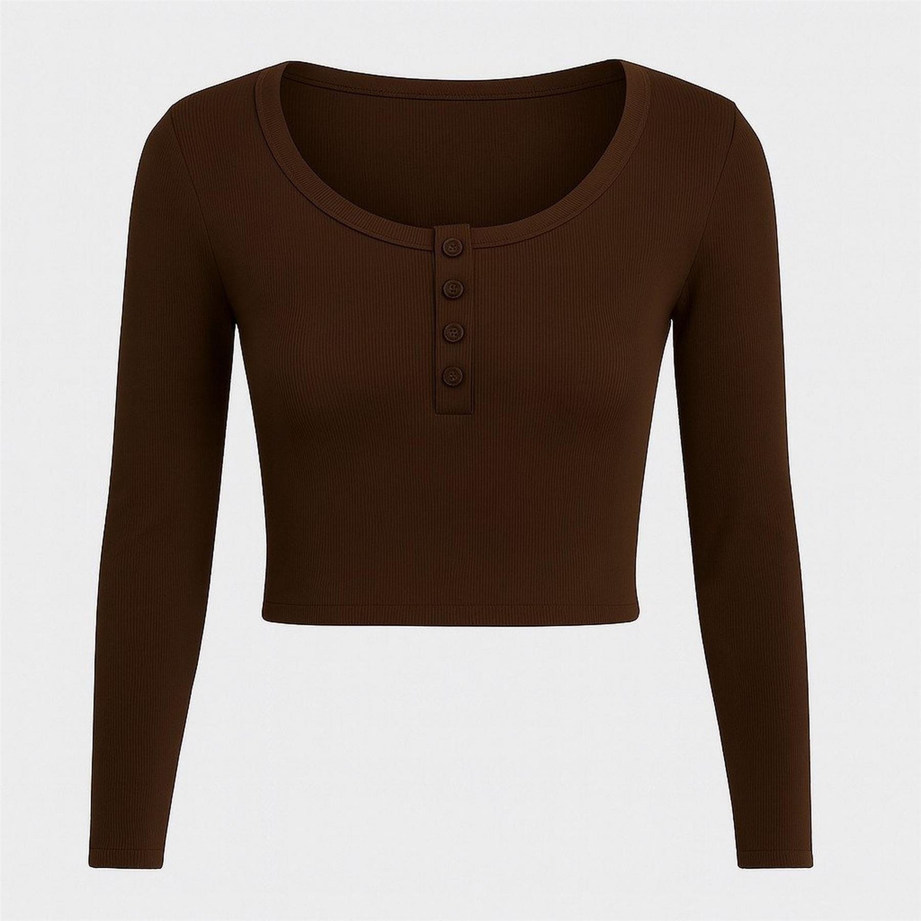 I Saw It First Button Front Long Sleeve Top