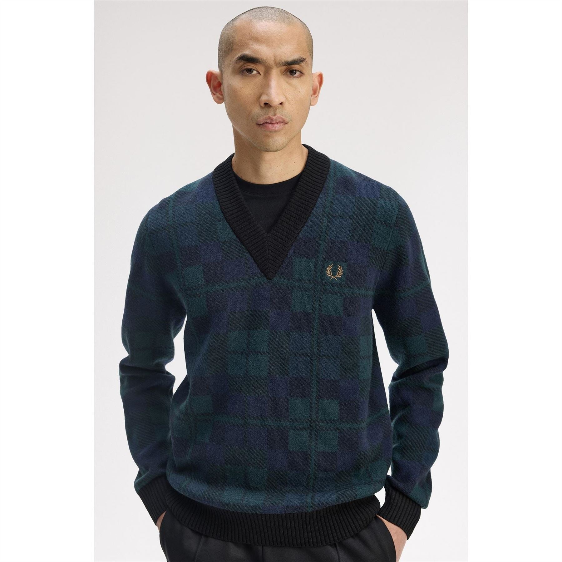 Fred Perry Blackwatch Crew Neck Jumper