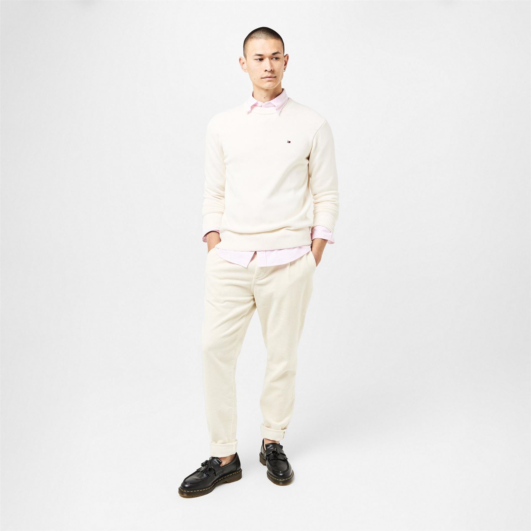 Tommy Hilfiger Regular Fit Crew Neck Long Sleeve Sweater