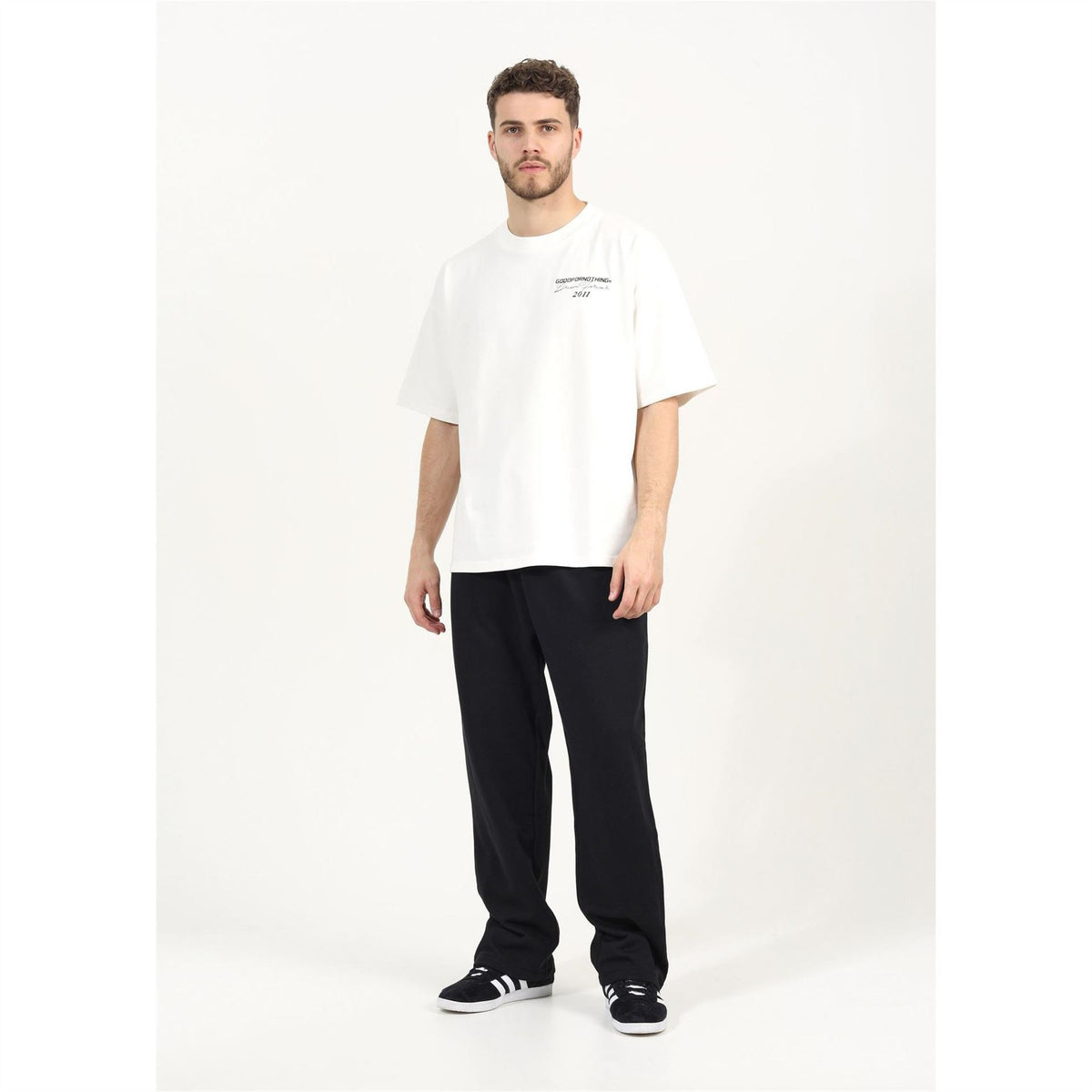 Brave Soul Wide Leg Joggers With Open Hem