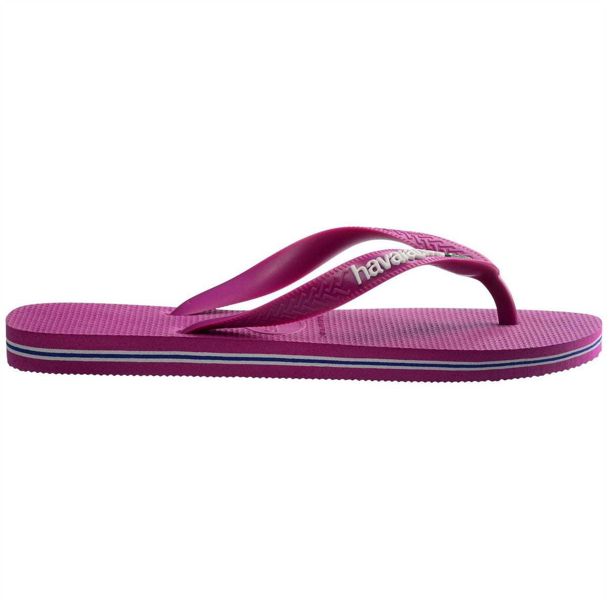 Havaianas Brasil Logo Rose Gum Flip Flops