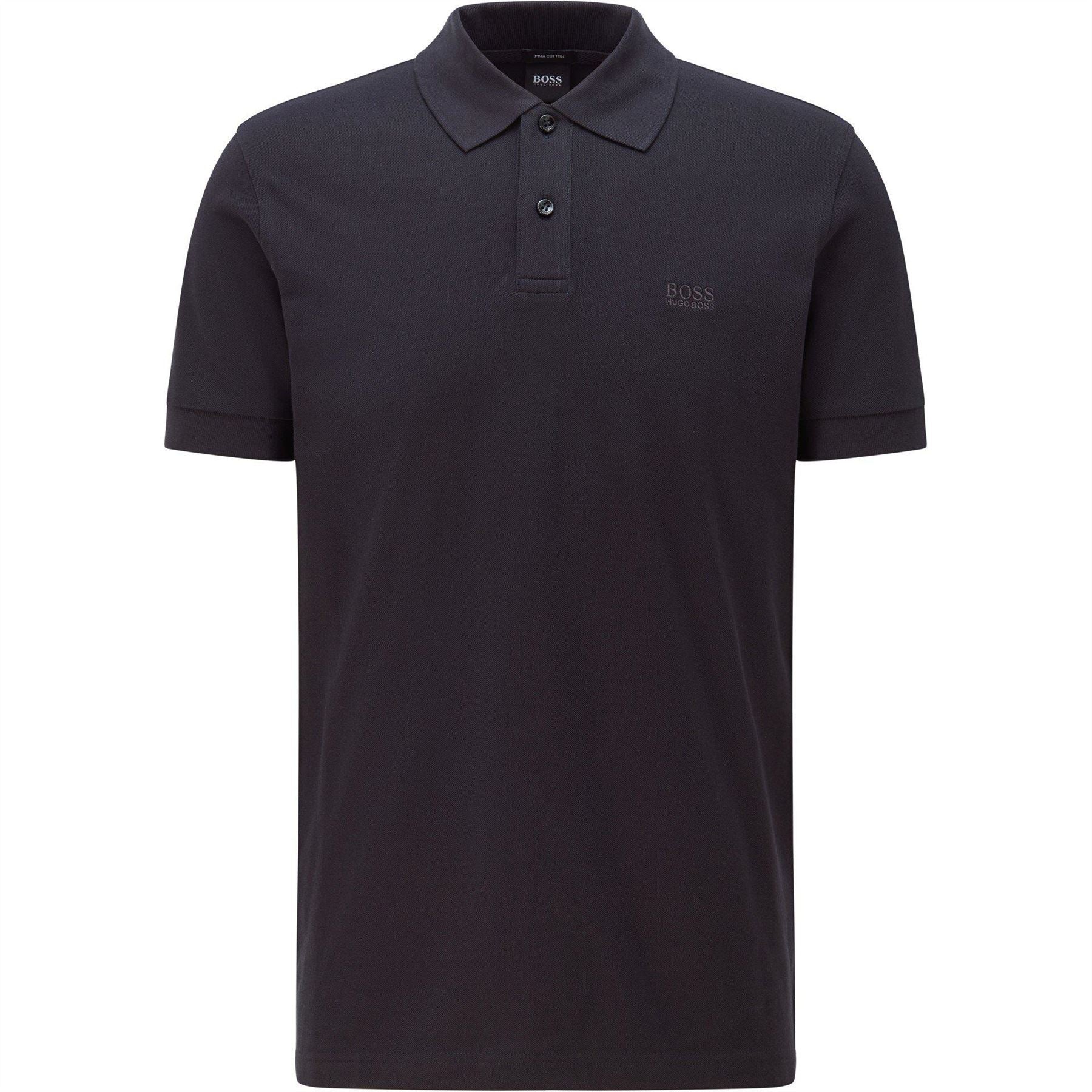 Boss Firenze Logo Collared Neck Short Sleeve Shirt
