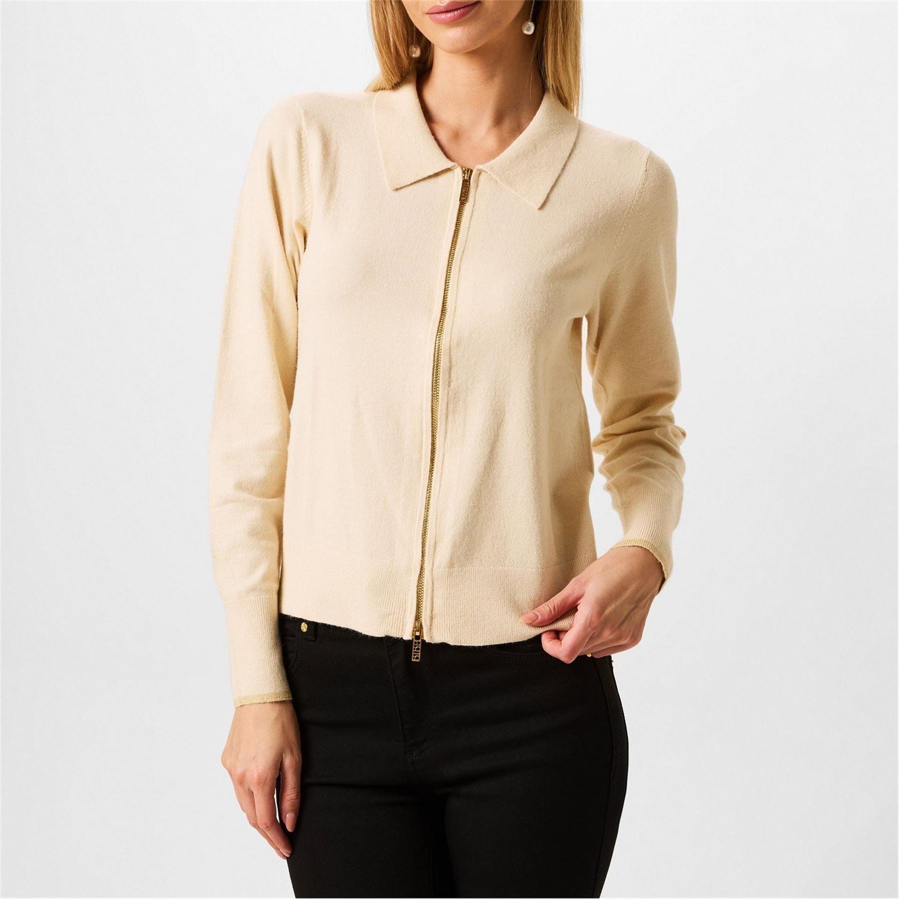 Biba Zip Up Cardigan