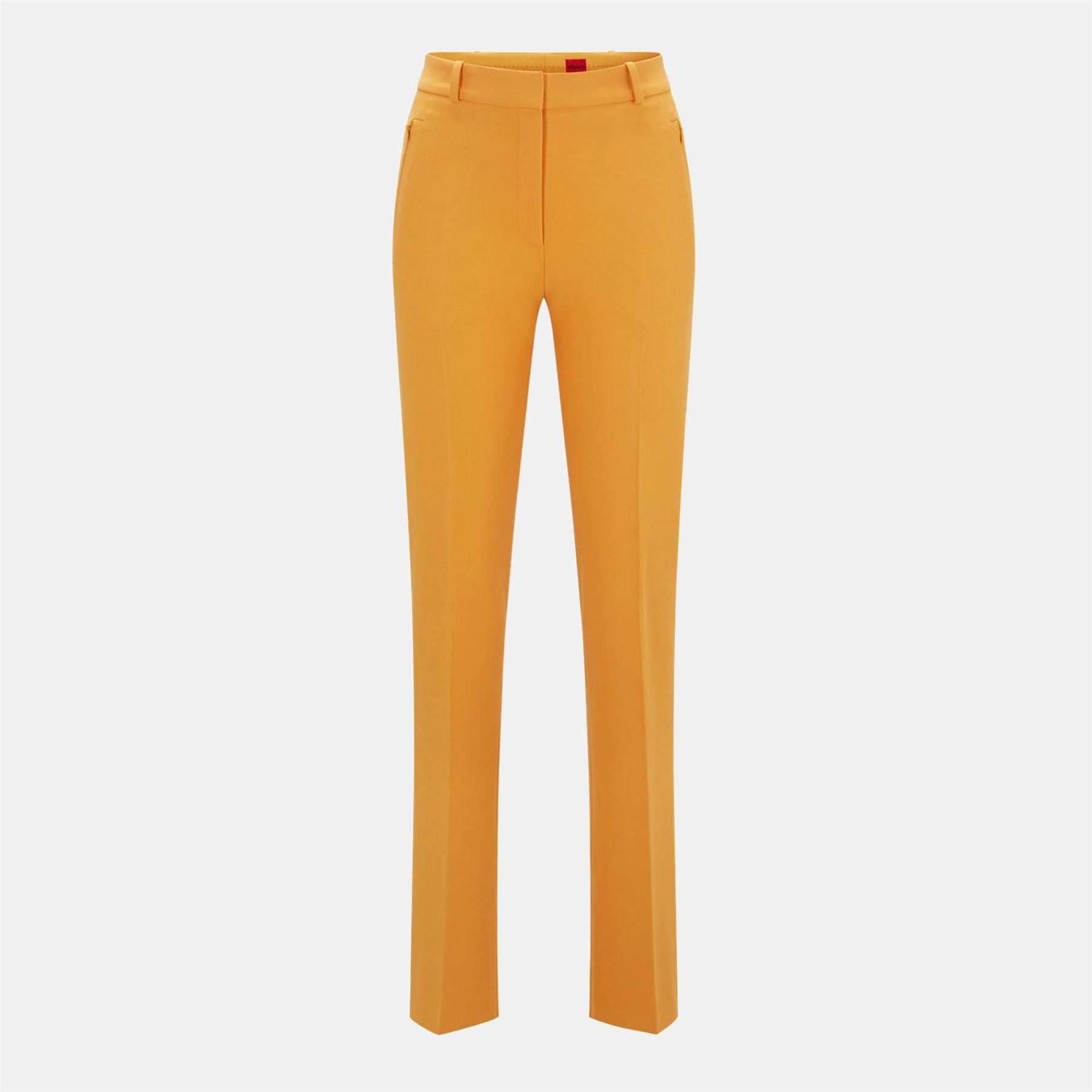 Hugo Hinovi Solid Patterned Straight Trousers