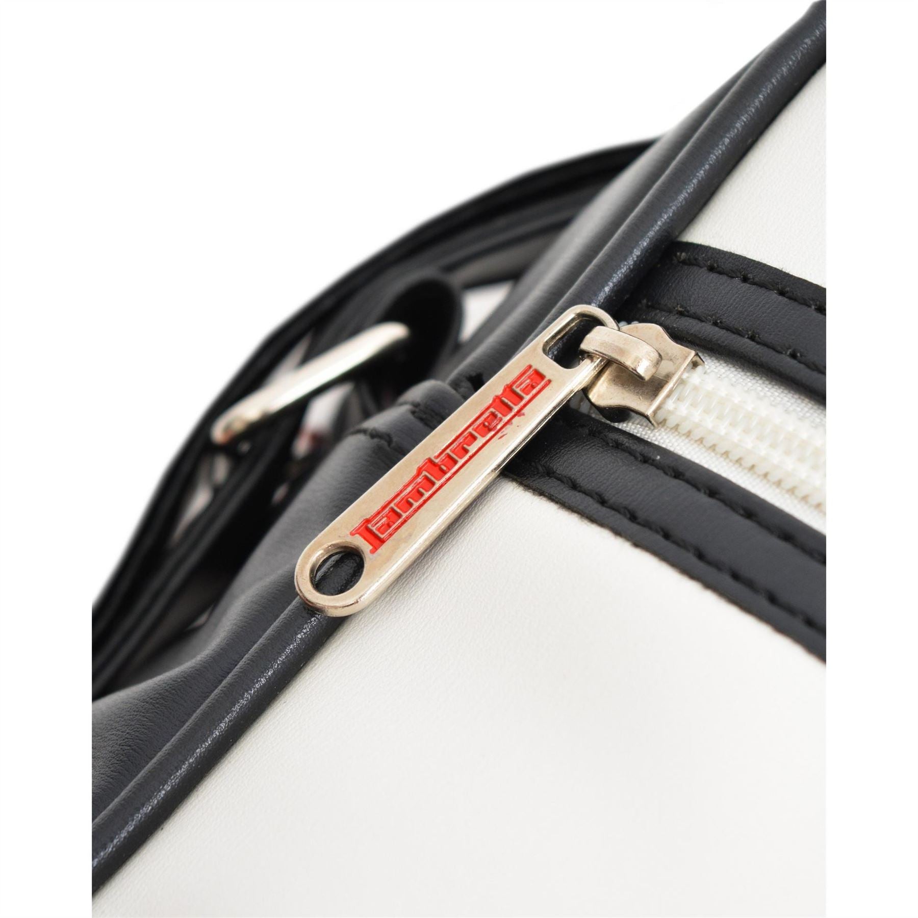 Lambretta Wordmark Retro Flight Bag with Silver Tone Hardware