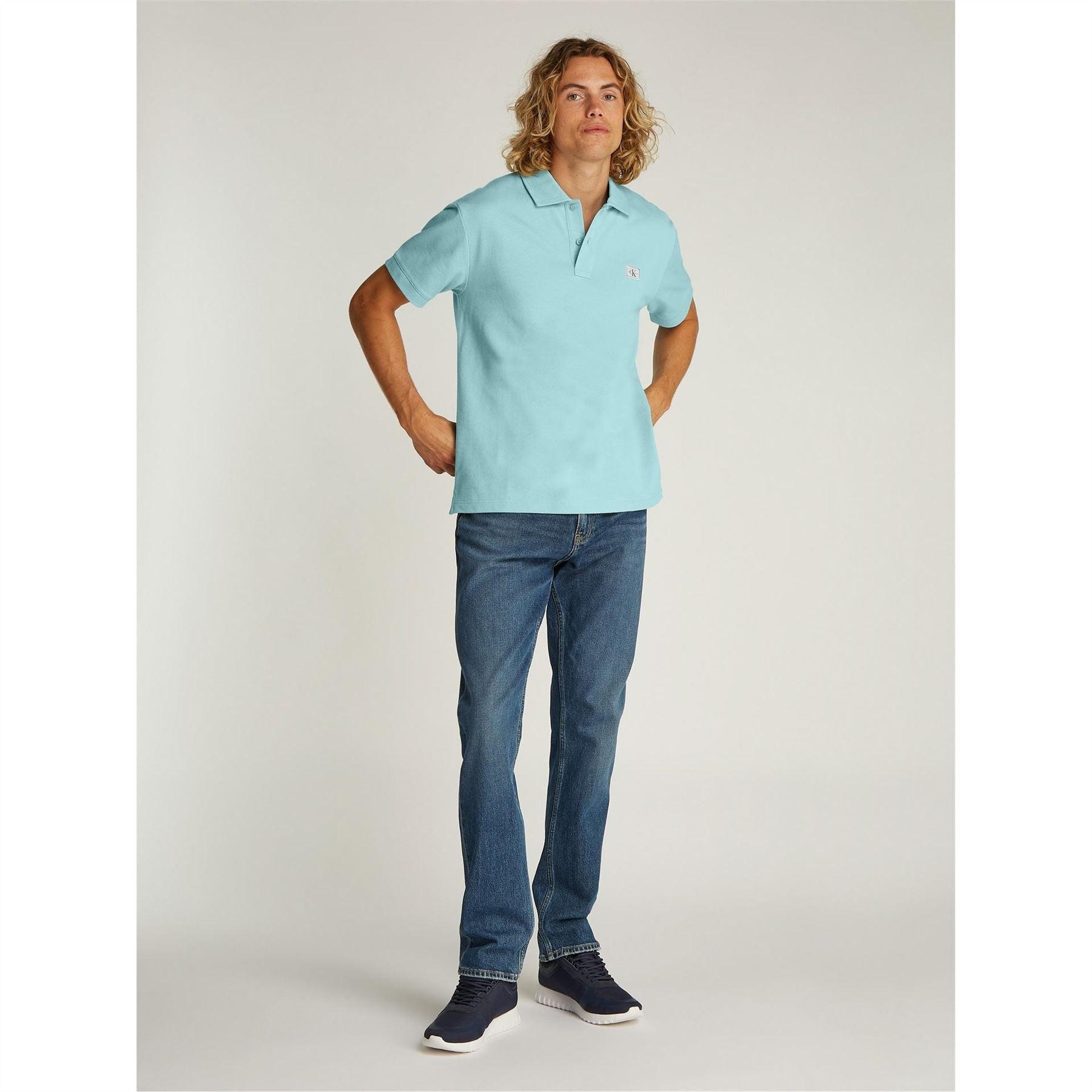 Calvin Klein Jeans Regular Fit Short Sleeve Polo Shirt