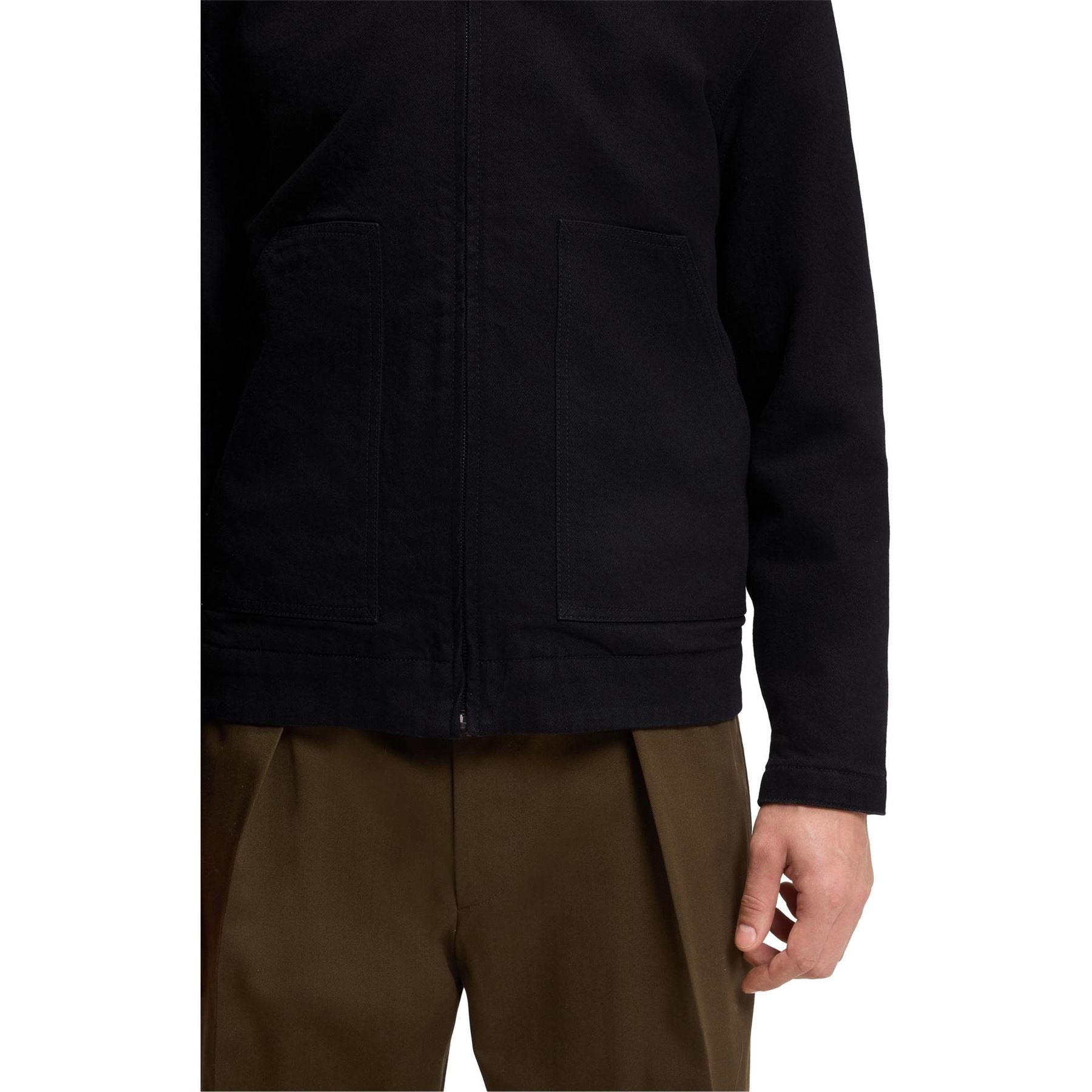 Boss HBB Double Breasted Cotton Long Sleeve Denim Jacket