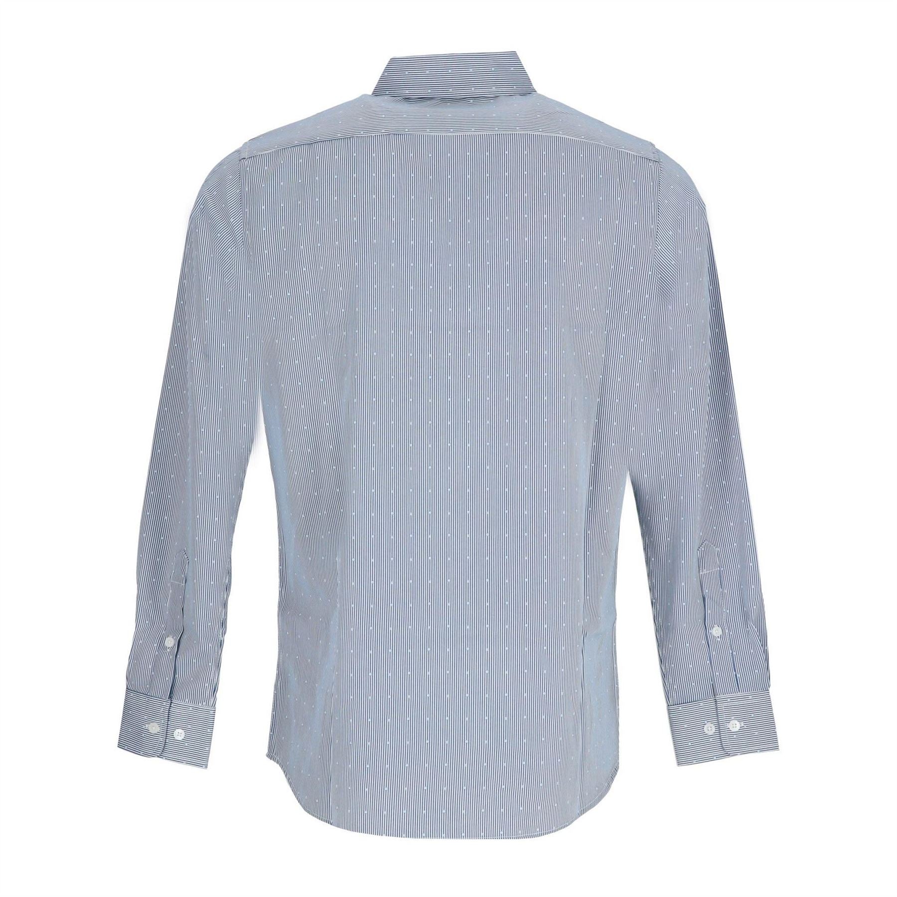 Scotch and Soda Pattern Collared Neck Long Sleeve Shirt