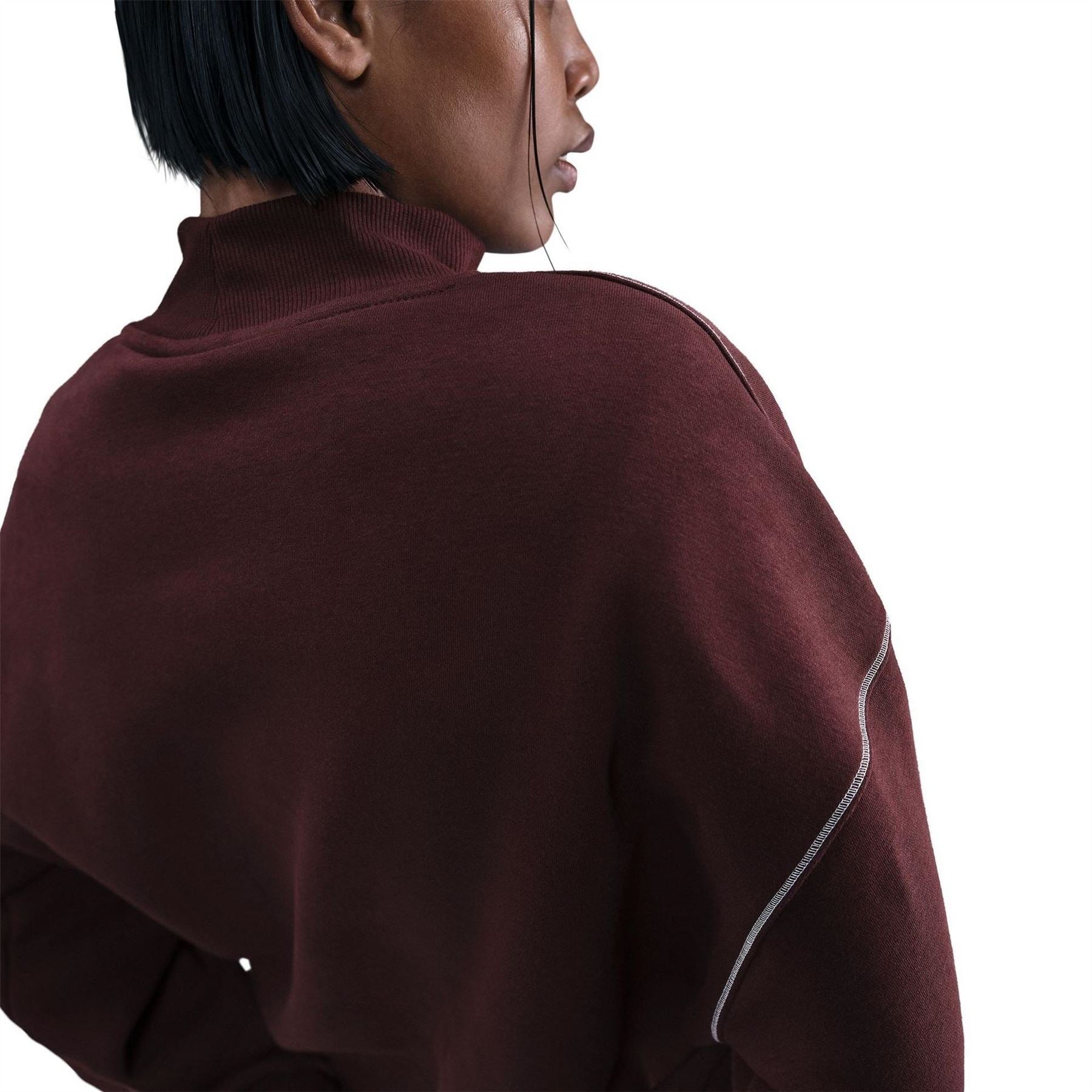 Nike Speed Mock Neck High Collar Long Sleeve Sweatshirt