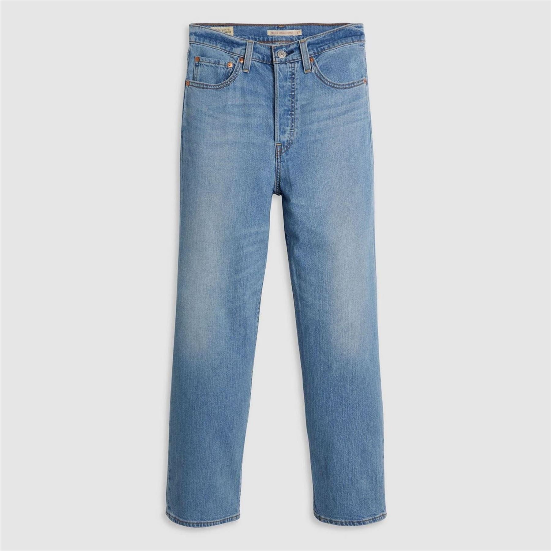 Levis Straight Ankle Jeans