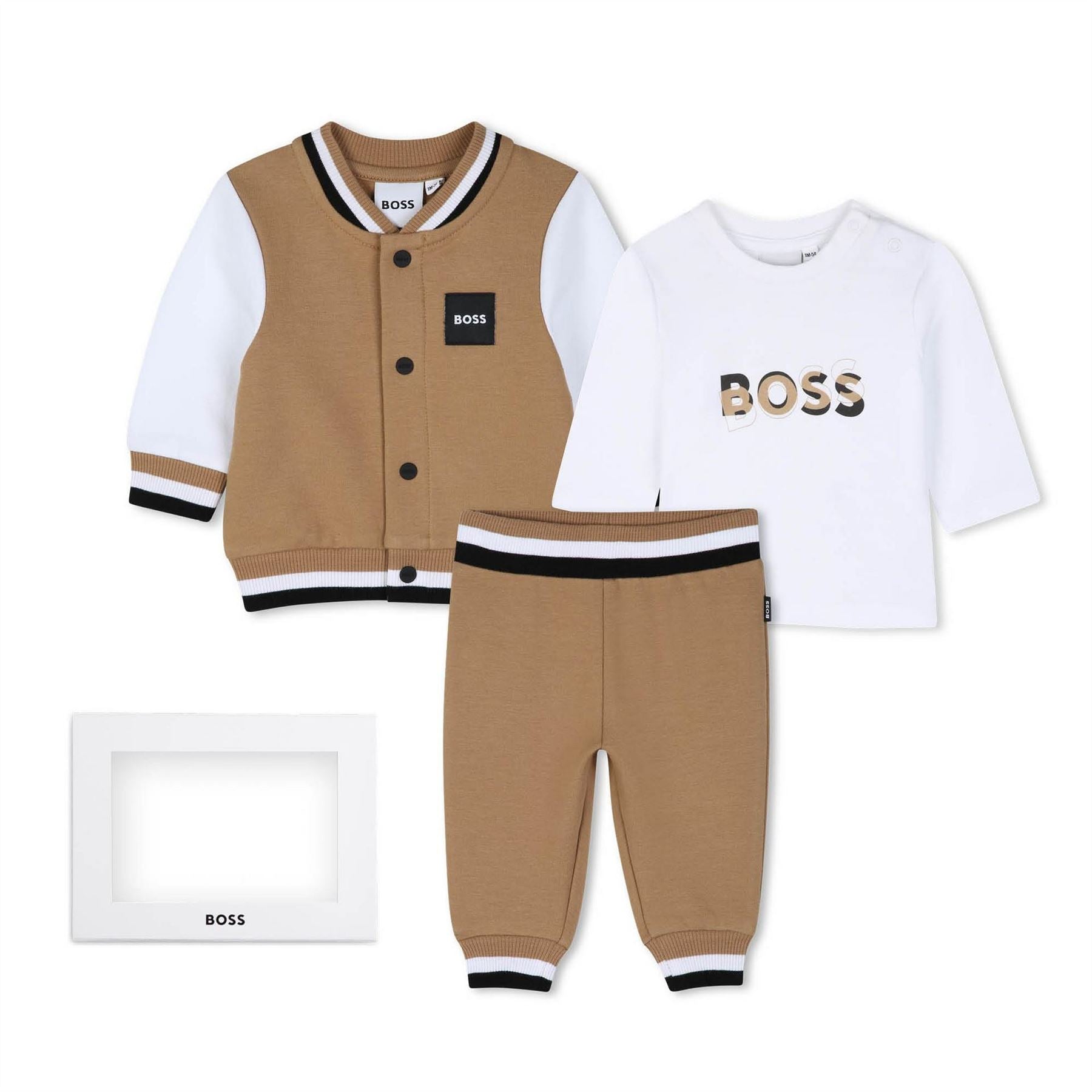Boss T And Trousers Set Bb64