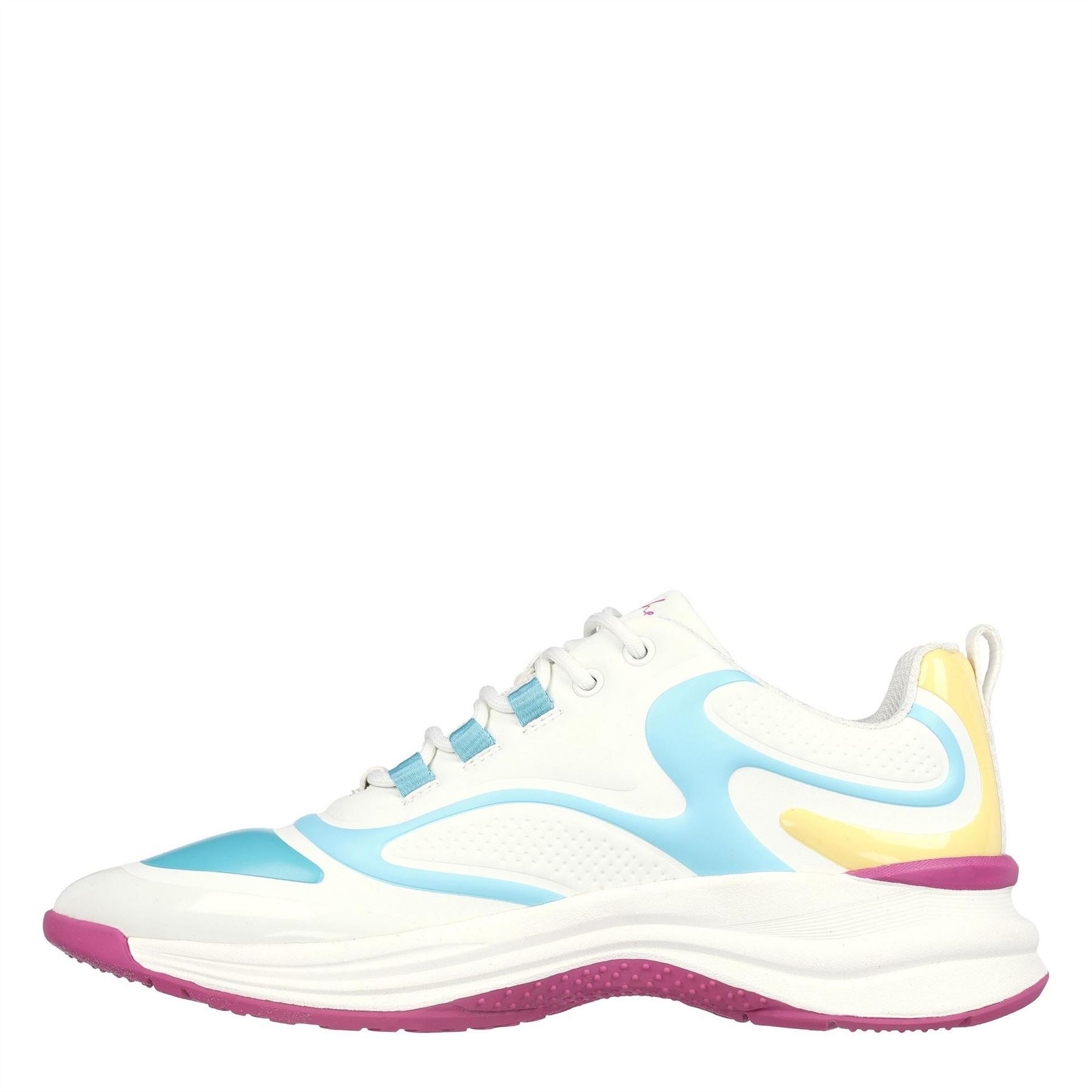 Skechers Womens Hot Melt Embossed Neoprene Low Top Trainers