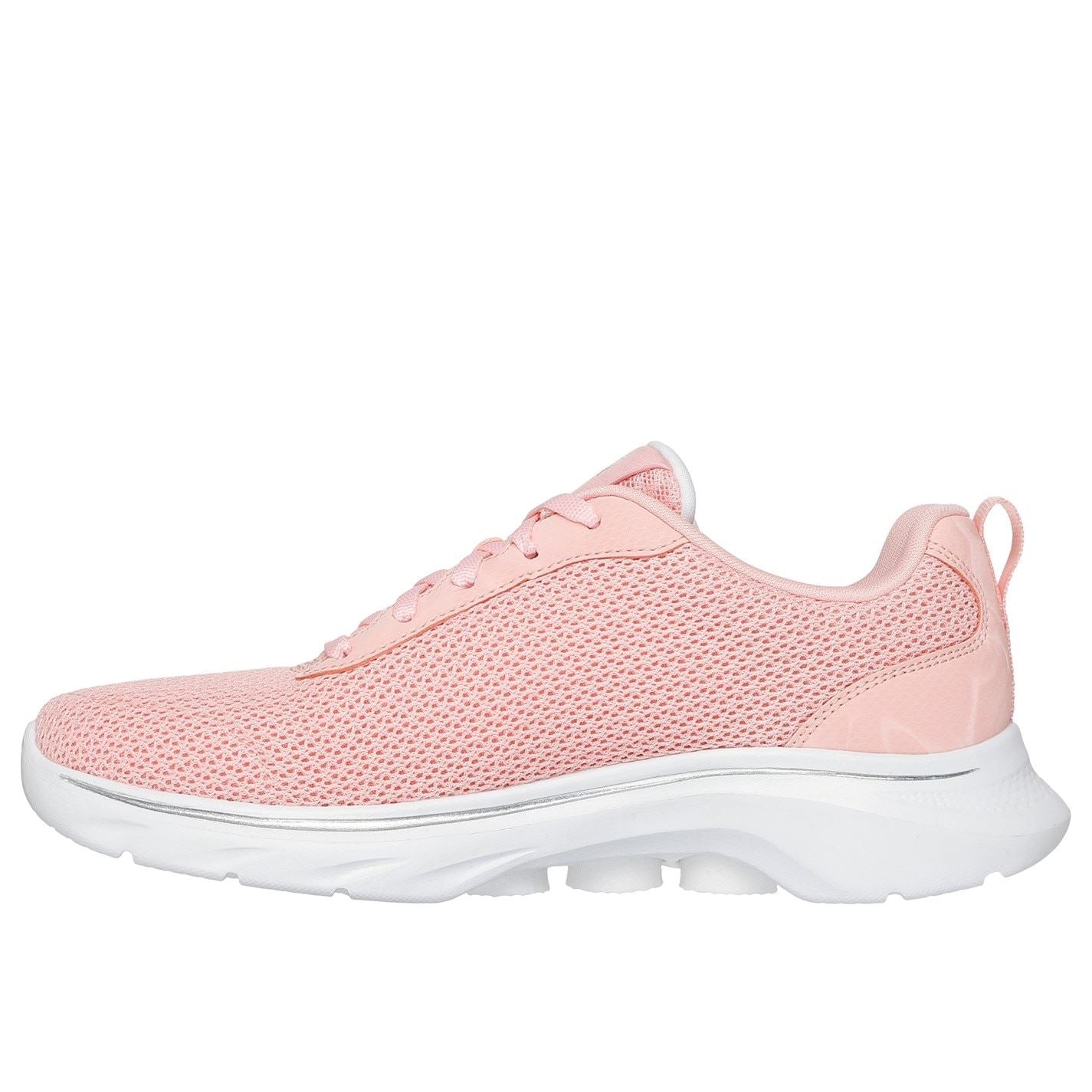 Skechers Womens Athletic Mesh Lace Up Slip On Runners