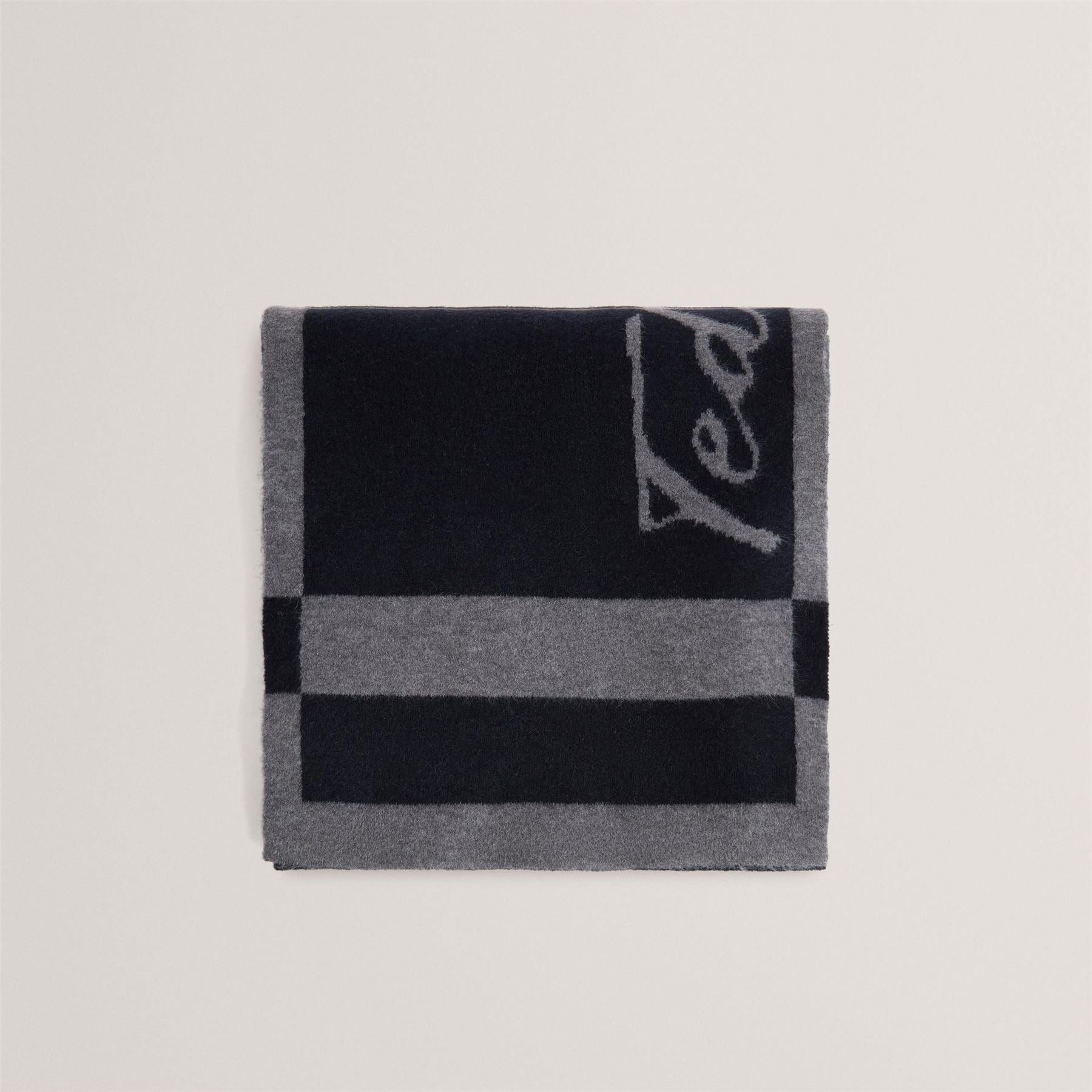 Ted Baker Lettered Branding Knit Scarf