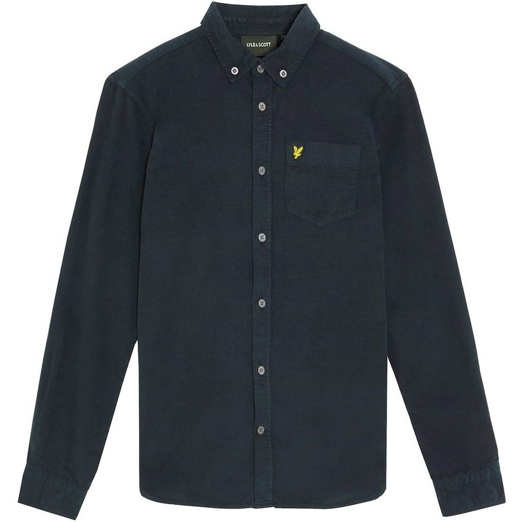 Lyle and Scott Long Sleeve Corduroy Shirt