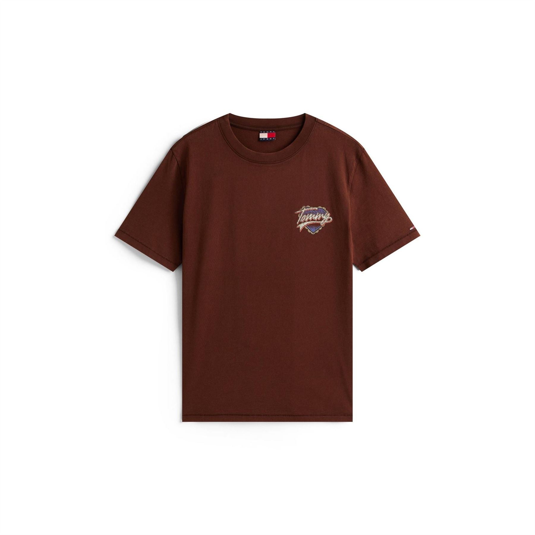 Tommy Jeans Heart Graphic Crew Neck Short Sleeve T-Shirt