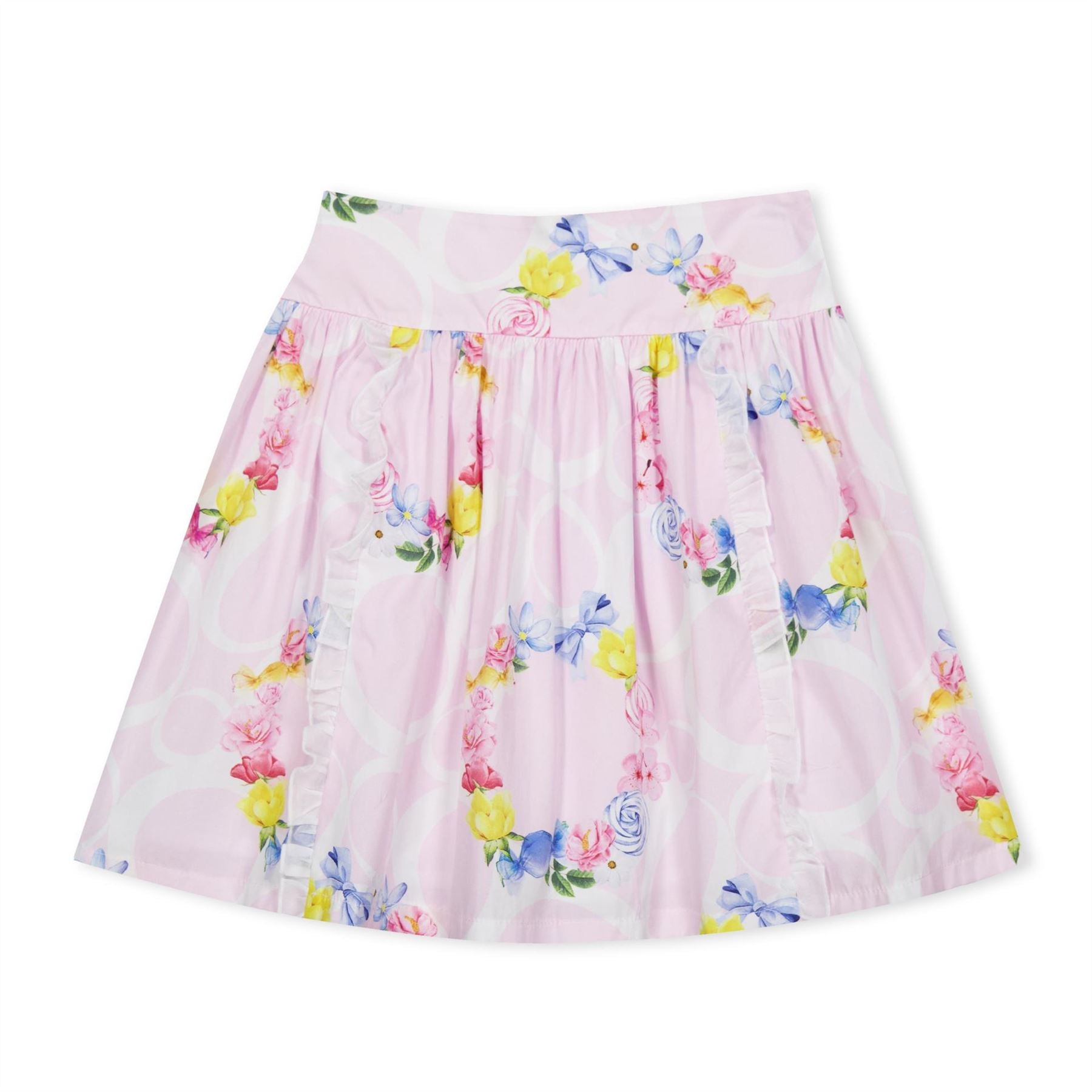 Balloon Chic Pink Bloom Jersey Skirt