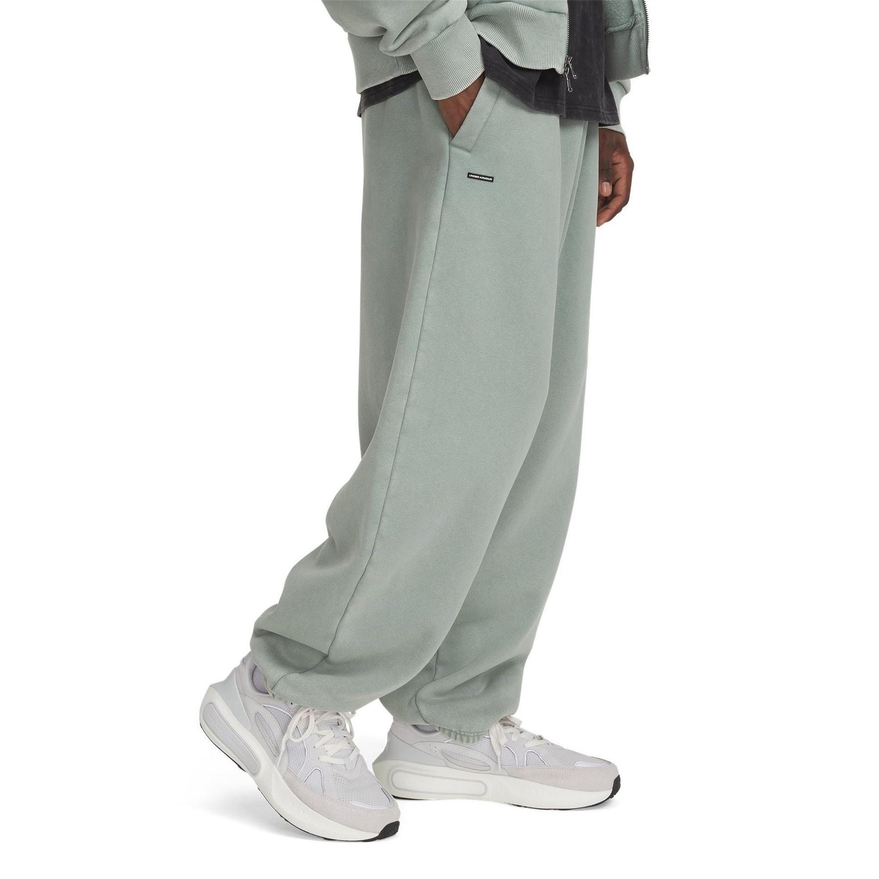Under Armour Solid Patterned Wide Leg Icon Joggers