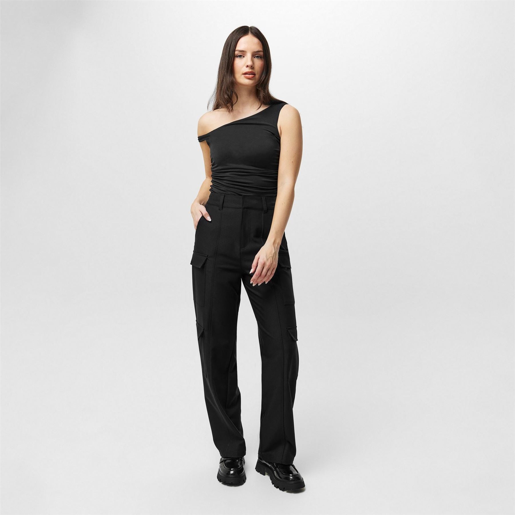 Jack Wills Jw Asymmetric Off Shoulder Top