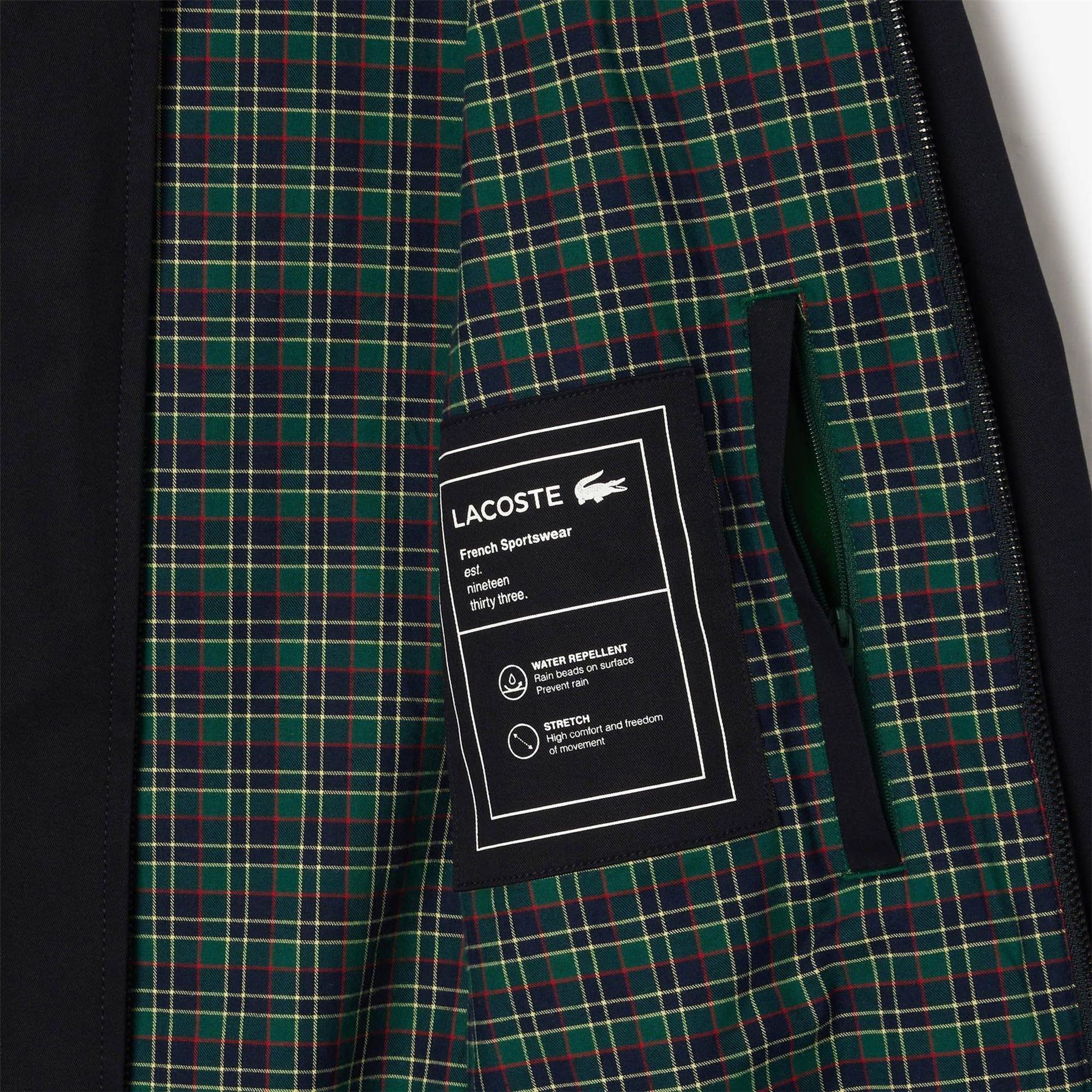 Lacoste Twill Cotton Long Sleeve Harrington Jacket