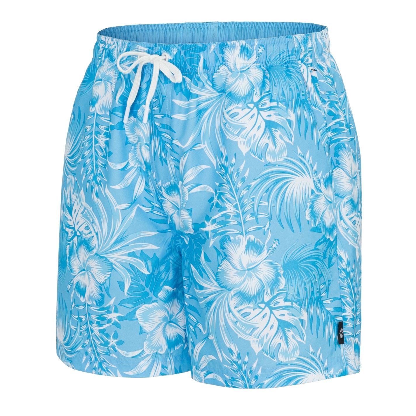 Hot Tuna Floral Swimming Shorts with Elasticated Waistband