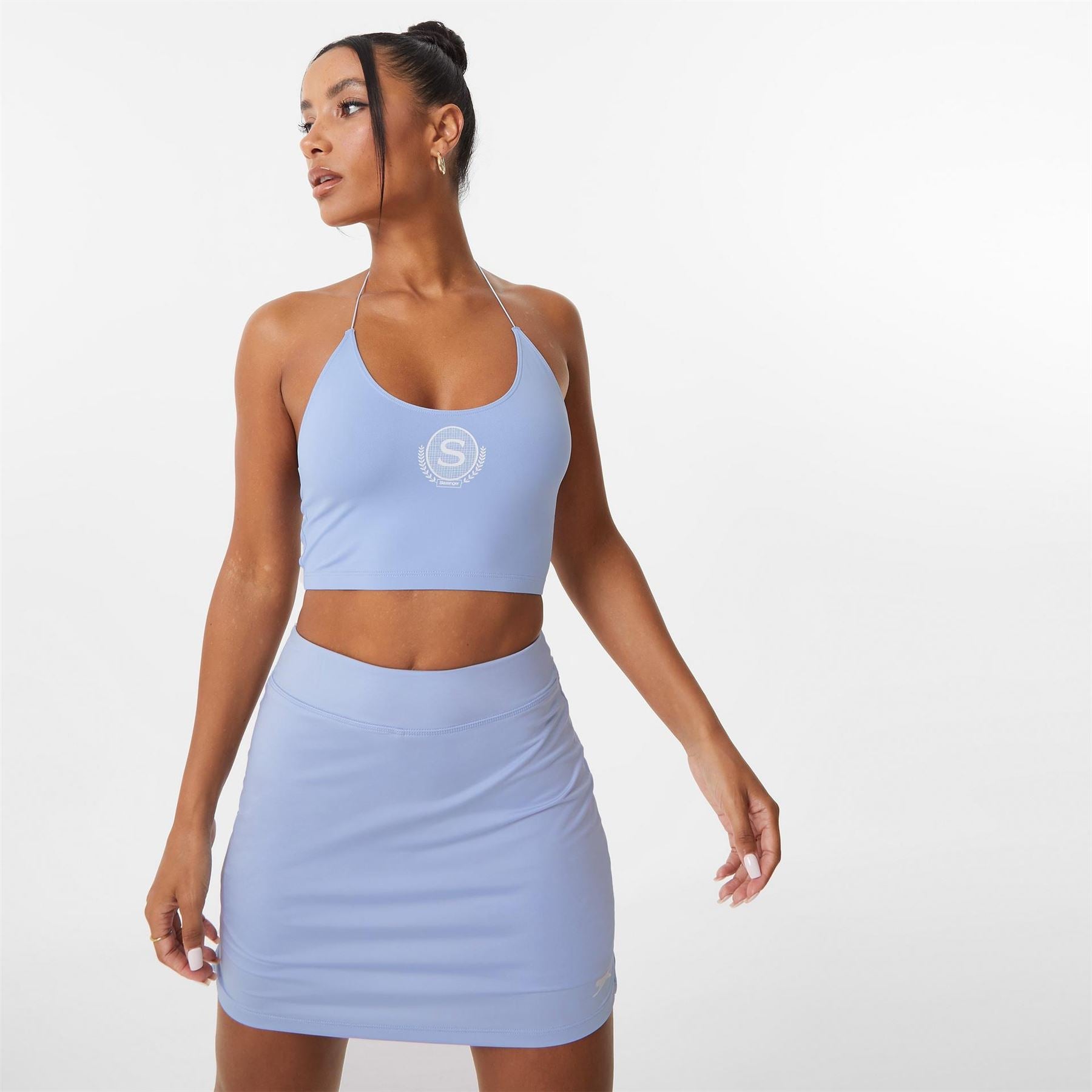 Slazenger Sofia Richie Halter Crop Top