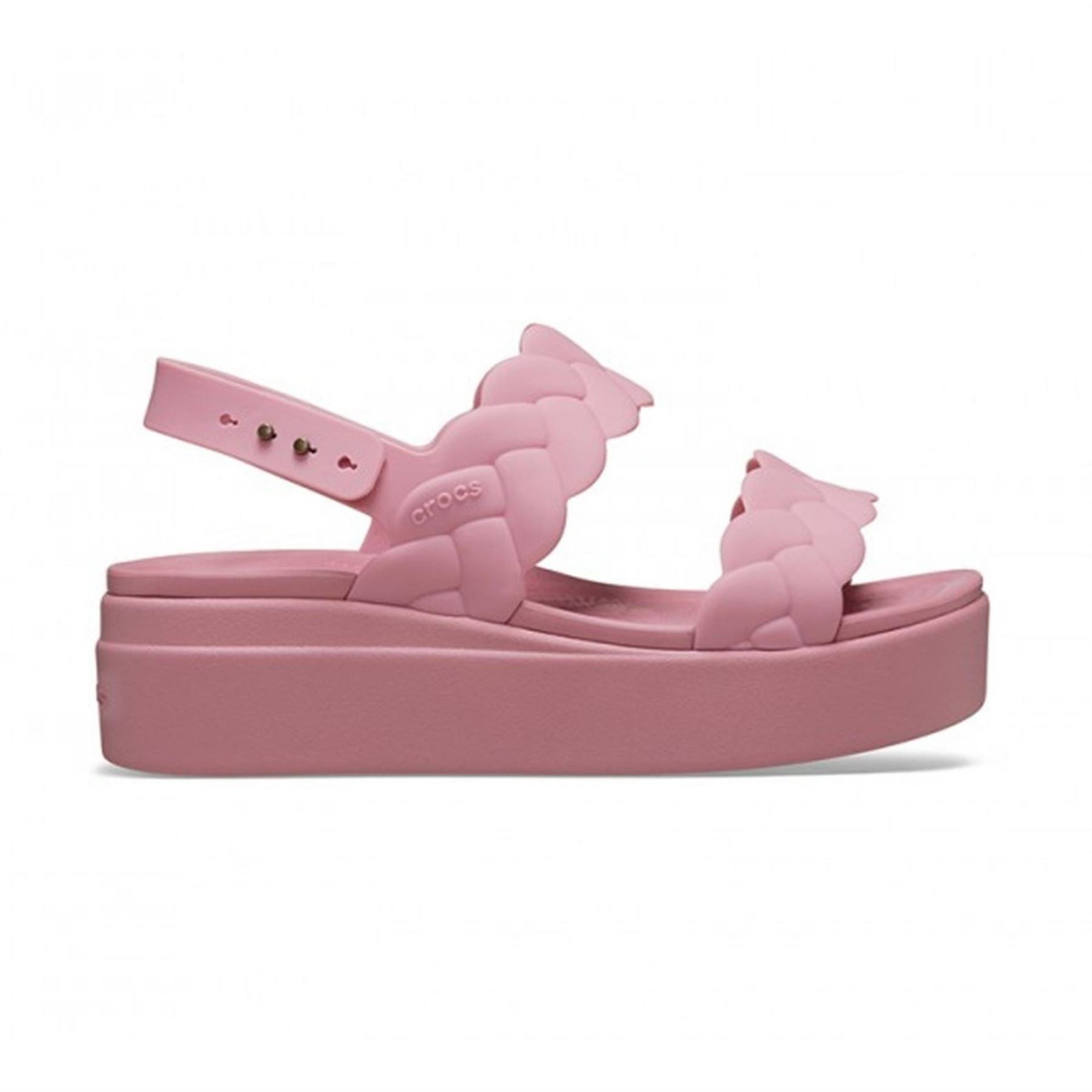 Crocs Brooklyn Woven Upper Flat Sandals