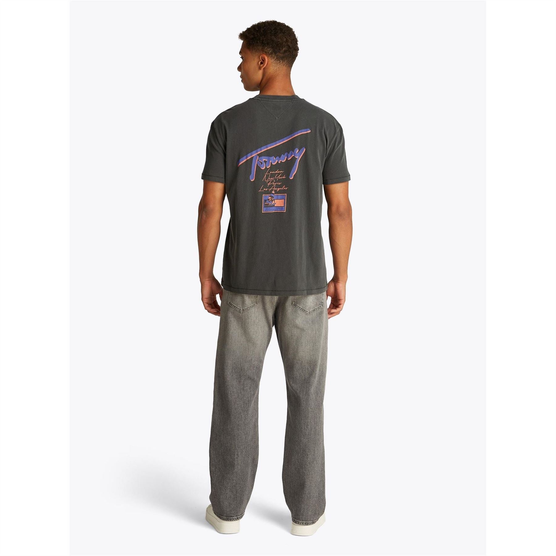 Tommy Jeans Timmy Regular Fit Lettering Graphic T-Shirt