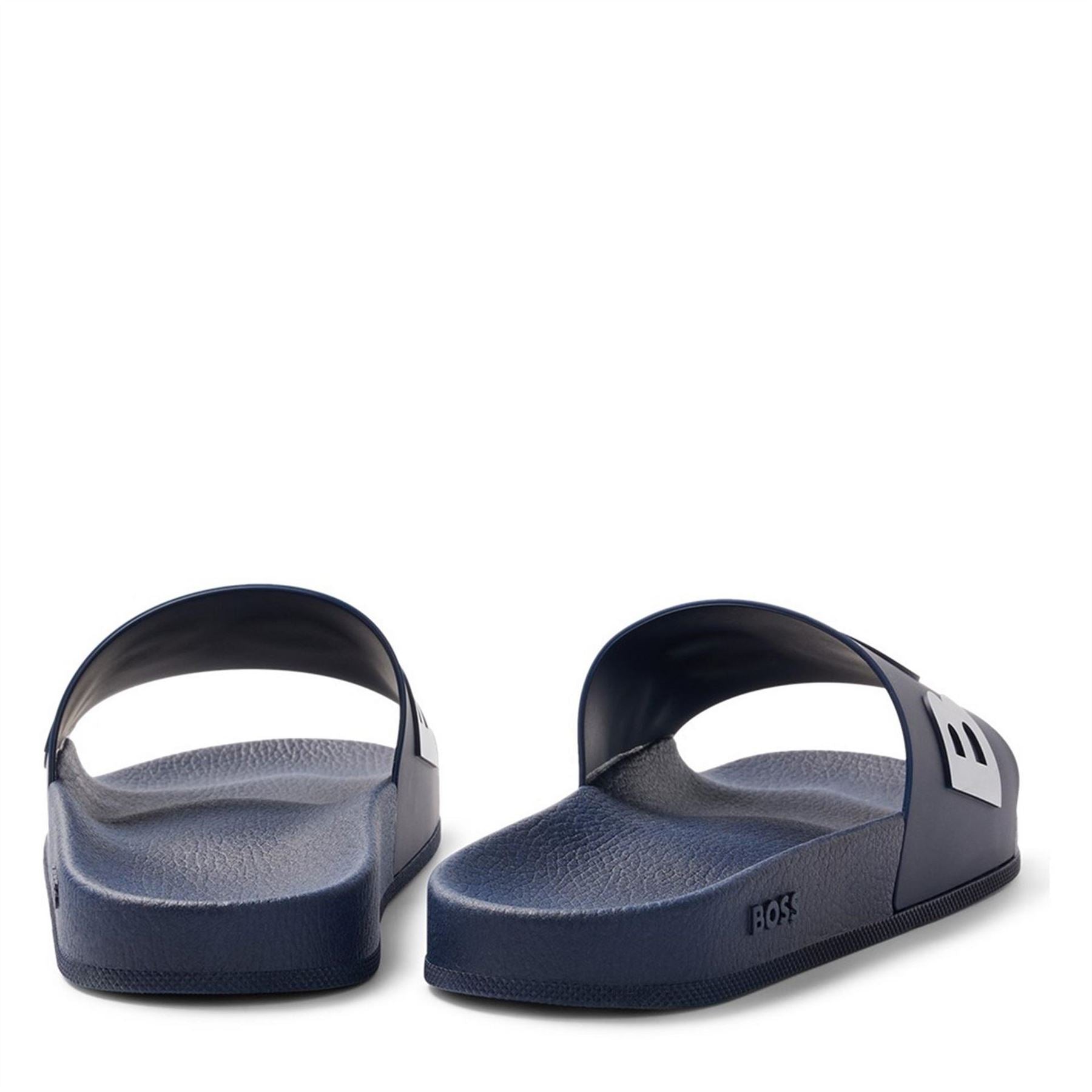 Boss Bay Logo Sliders, Branding Strap Sandals