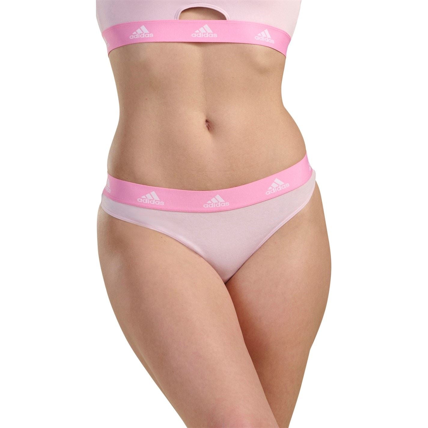 adidas 3 Pack Active Comfort Cotton Thong