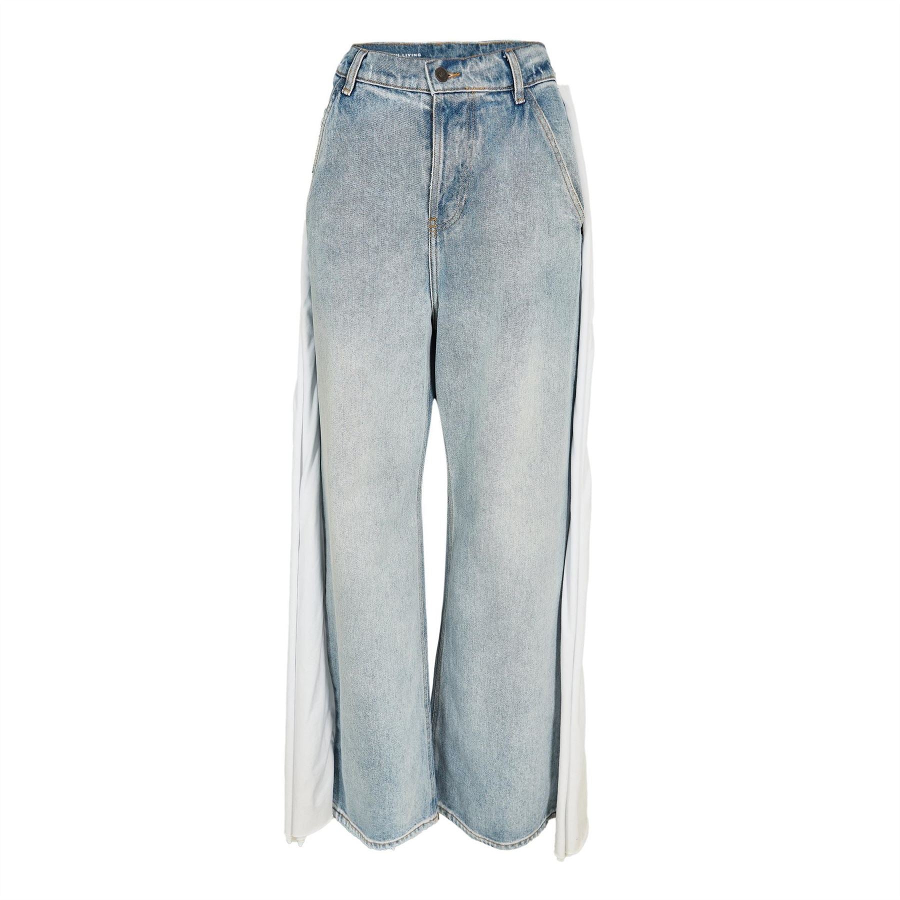 Diesel Wide Leg High Rise Jeans