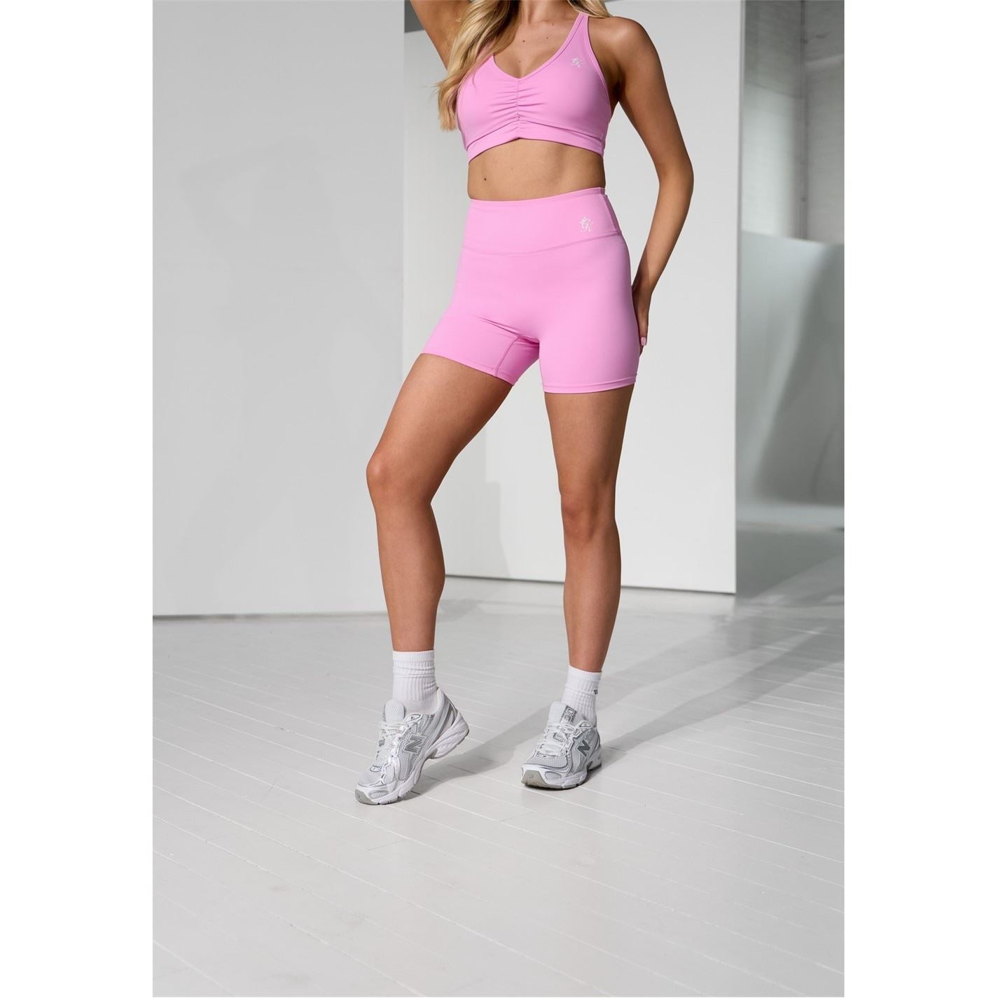 Gym King 365 Scrunch Bra   Bubblegum Pink Ladies