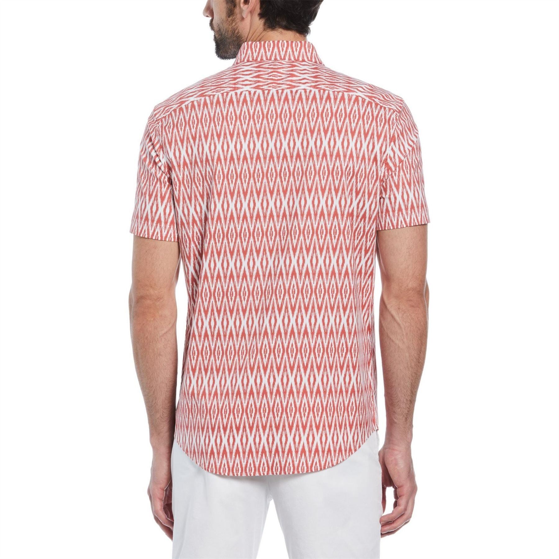 Original Penguin All Over Diamond Print Short Sleeve Shirt