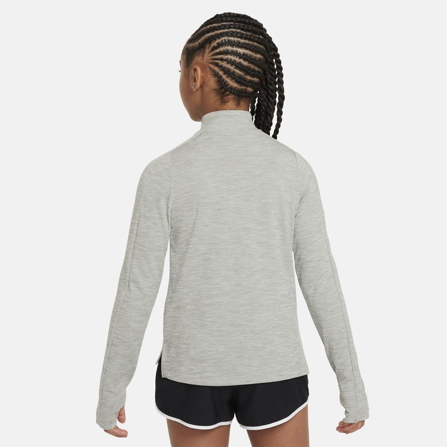 Nike Older Girls Dri Fit Long Sleeve Half Zip