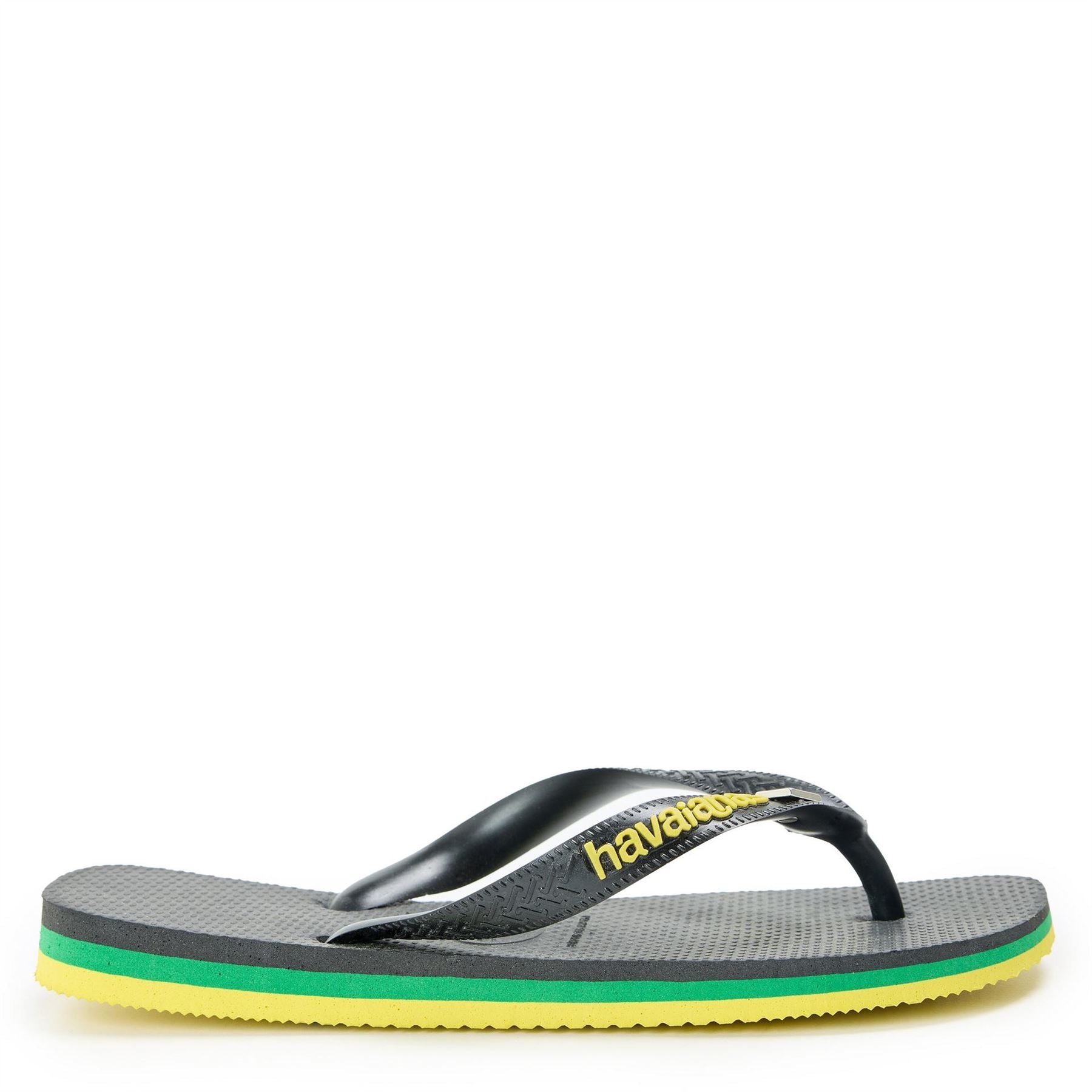 Havaianas Solid Patterned Brasil Thong Toe Flip Flops