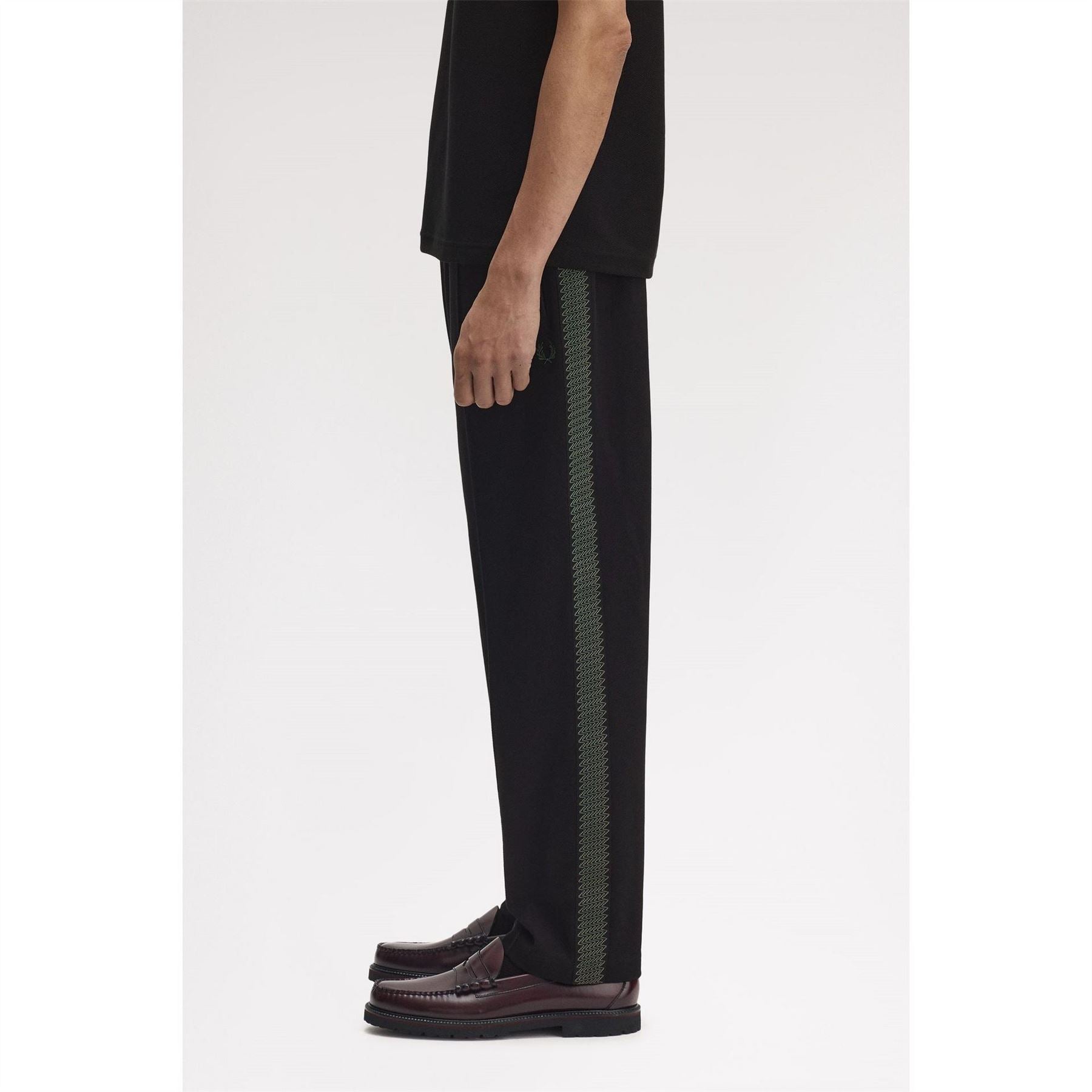 Fred Perry Side Tape Woven Open Hem Tracksuit Joggers