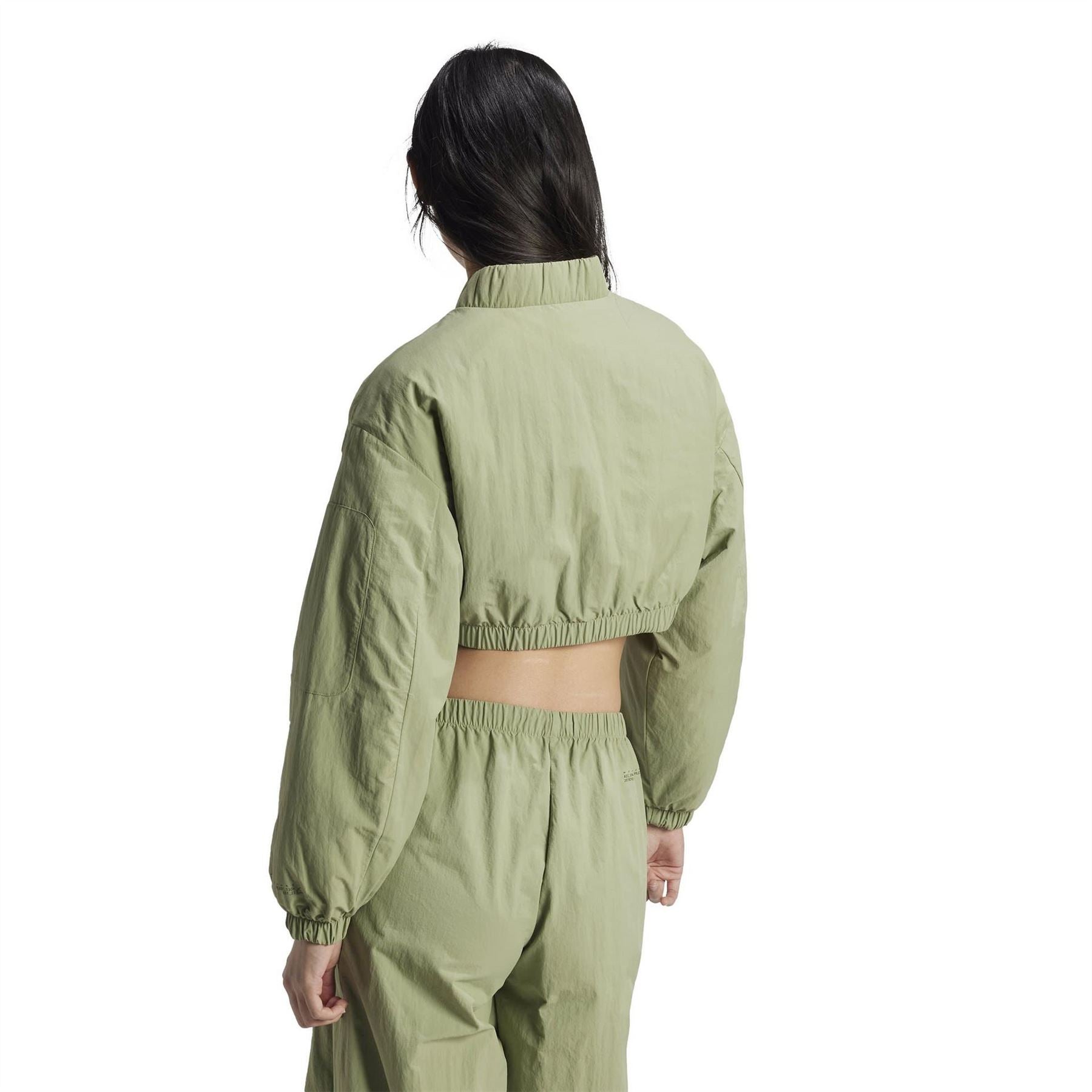 adidas City Escape Padded Cropped Bomber Jacket