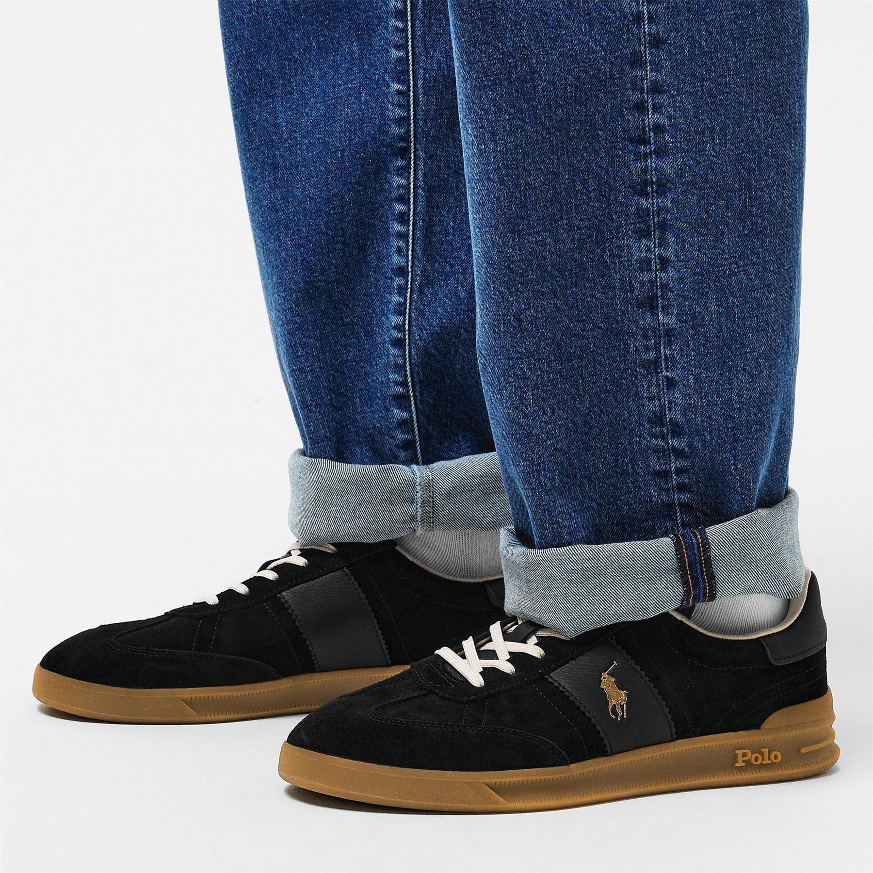 Polo Ralph Lauren Heritage Aera Lace Up Low Top Sneakers