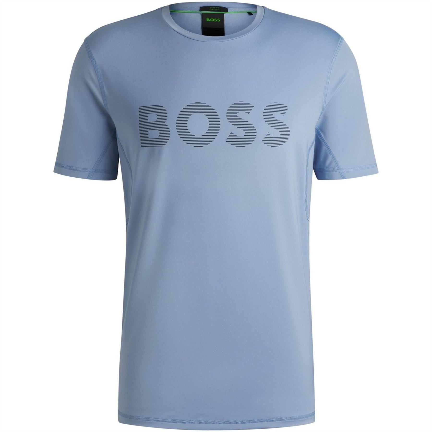 Boss Regular Fit Crew Neck Lettering T-Shirt