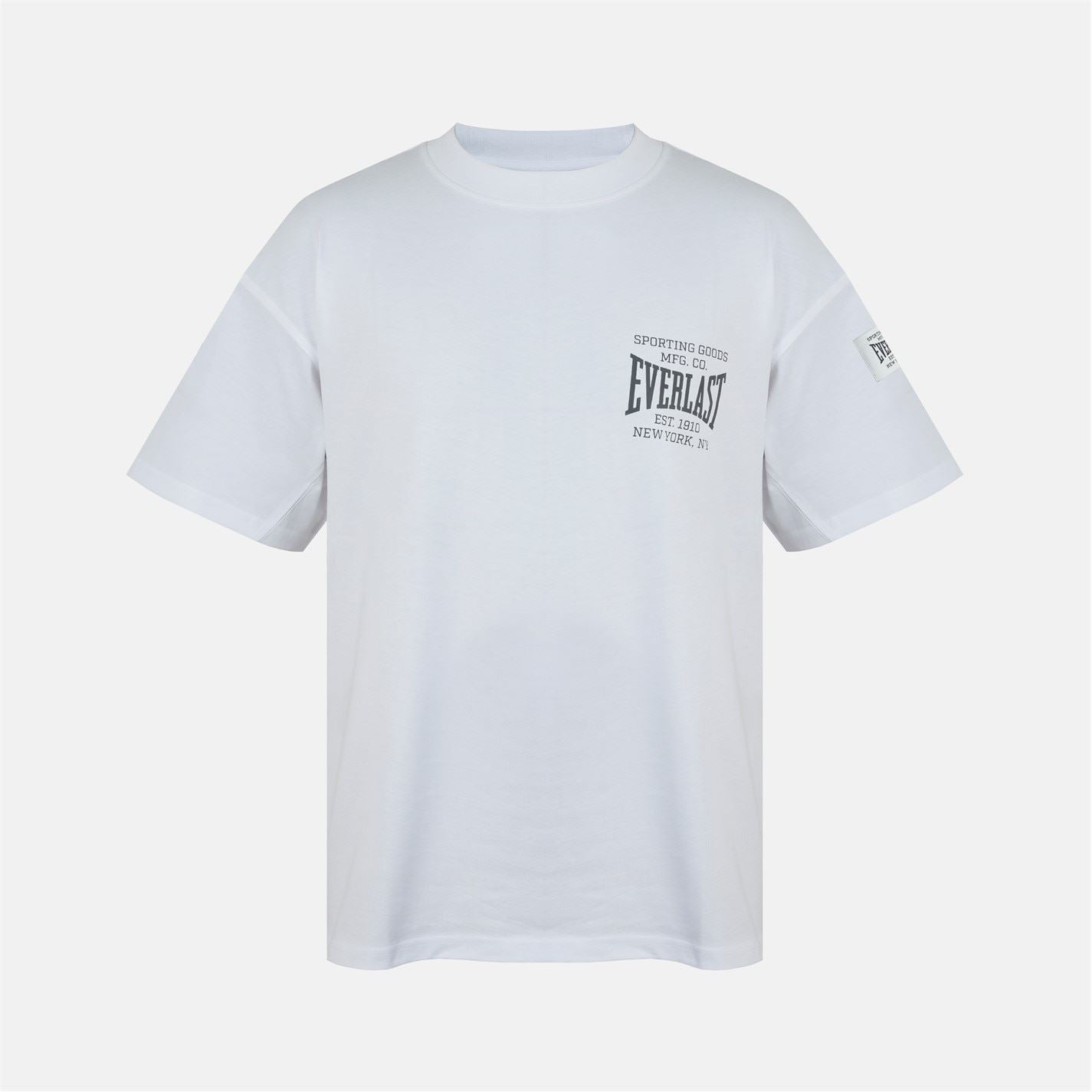Everlast NYC Rib Crew Neck Short Sleeve Boyfriend T-Shirt
