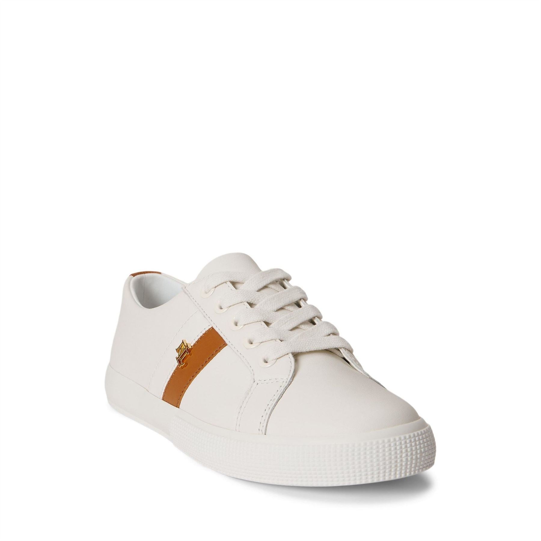 Lauren by Ralph Lauren Janson Leather Court Trainers