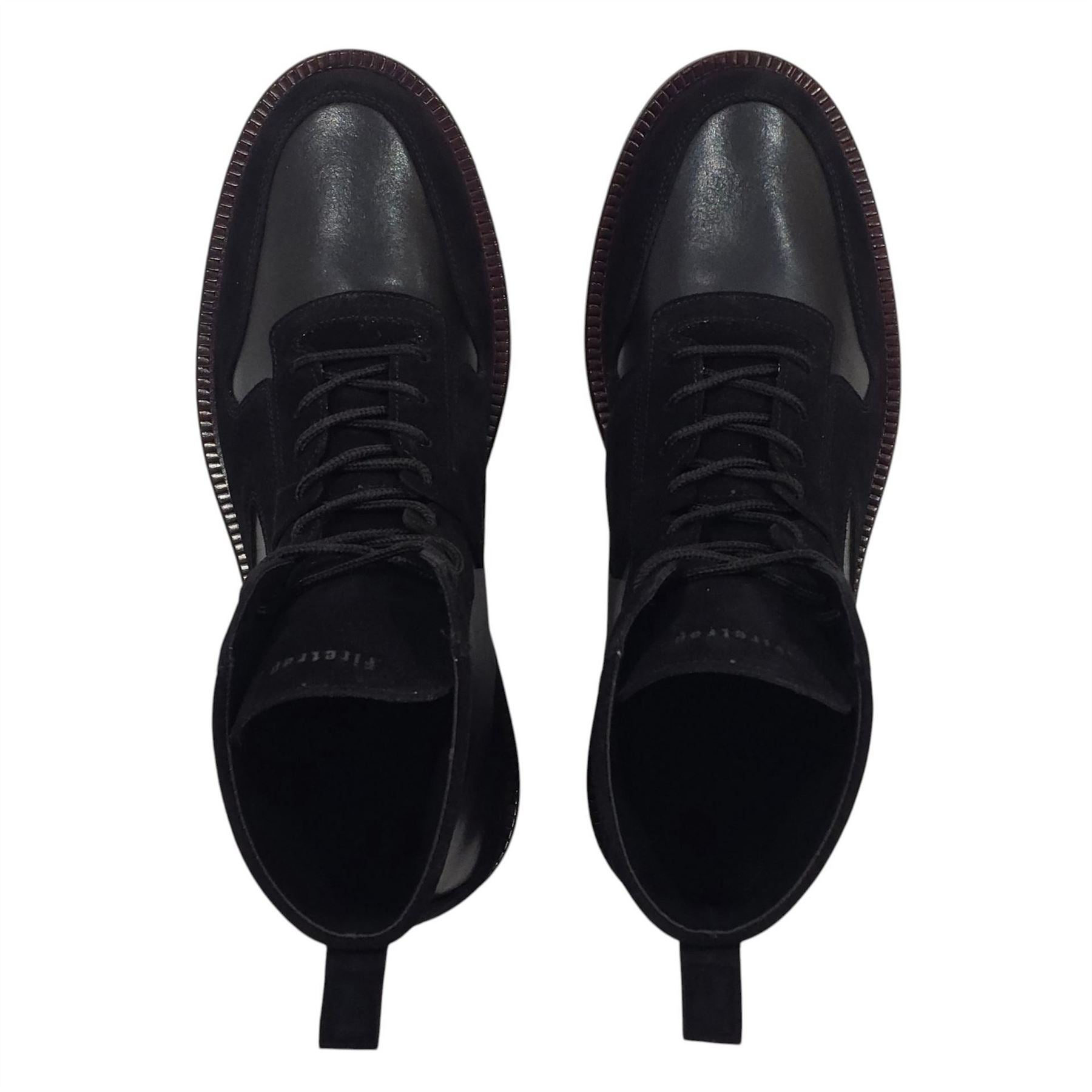 Firetrap Akashi Leather Ankle Lace Up Hiker Boots