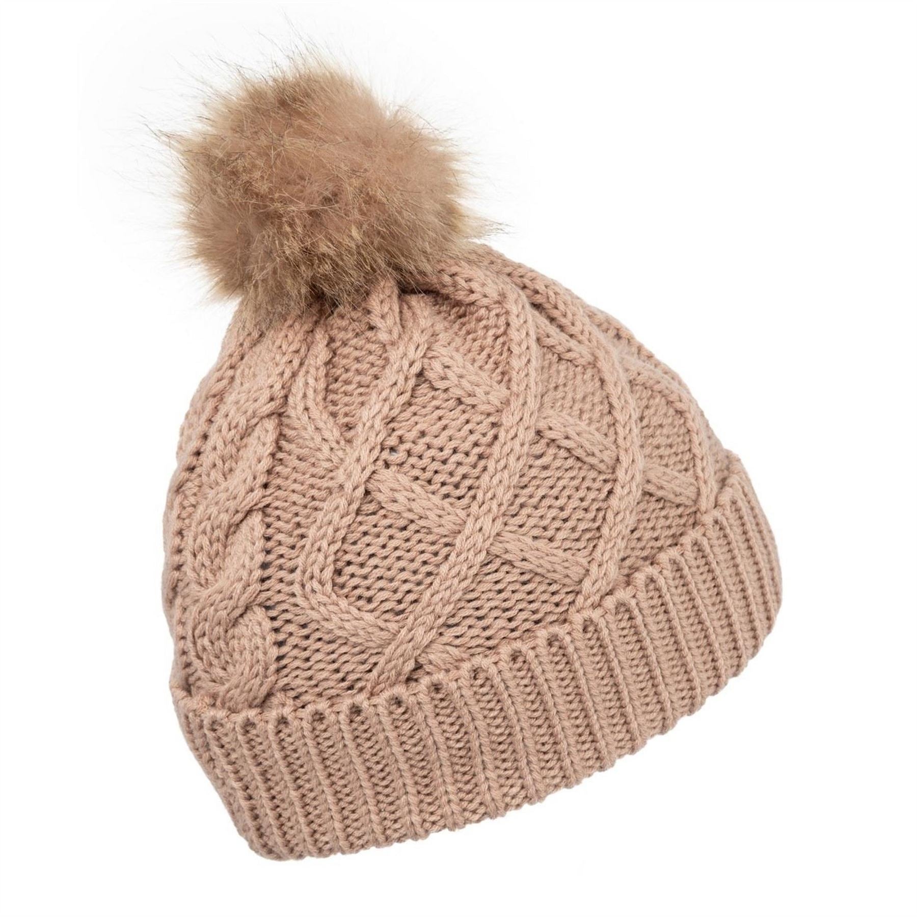 Gelert Womens Knitt Pom Beanie