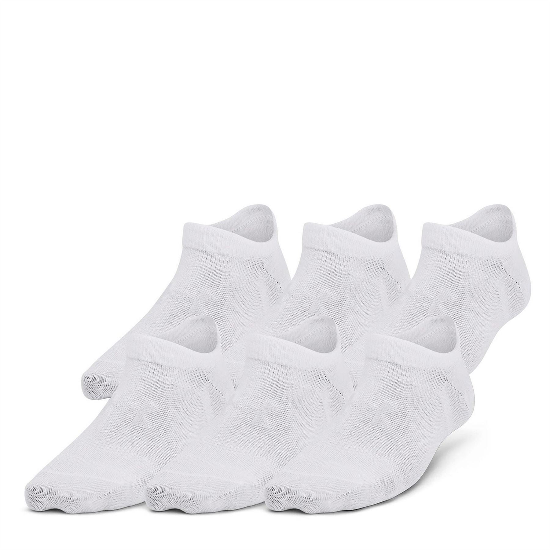 Under Armour 6 Pack Essential No Show Trainer Socks
