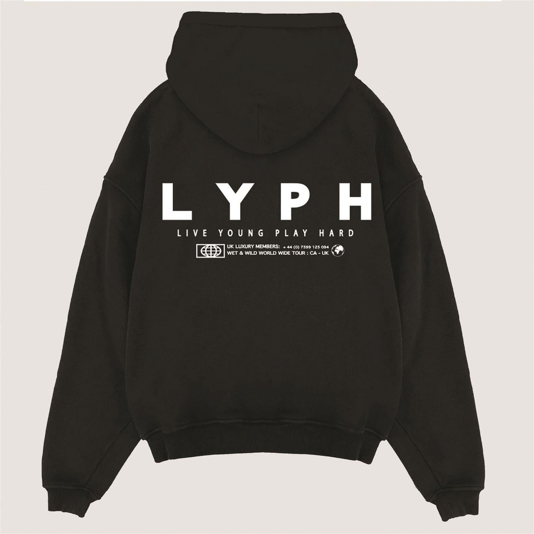 LYPH Oversize Fit Hooded Neck Sweatshirt with Logo