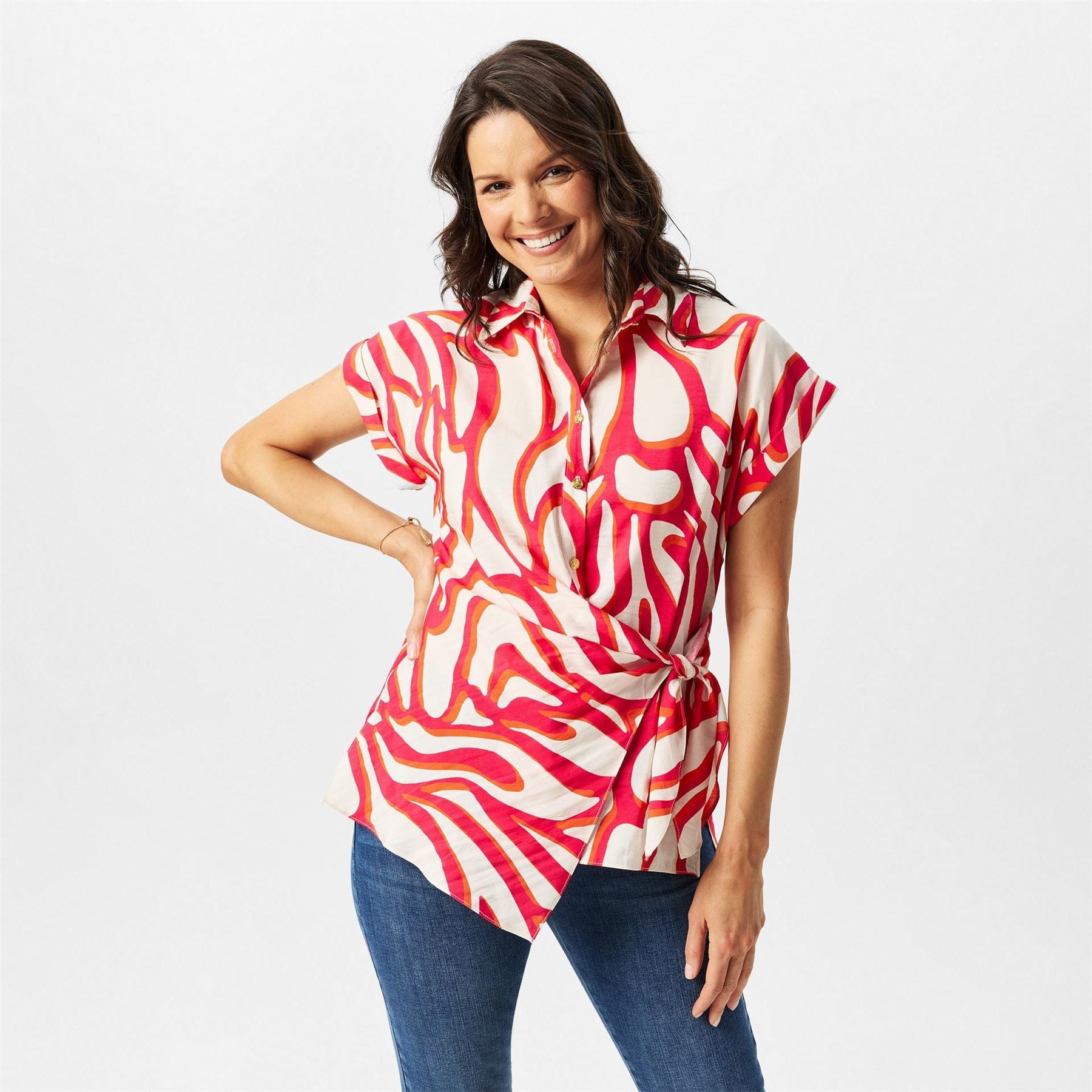 Biba Cap Sleeve Shirt
