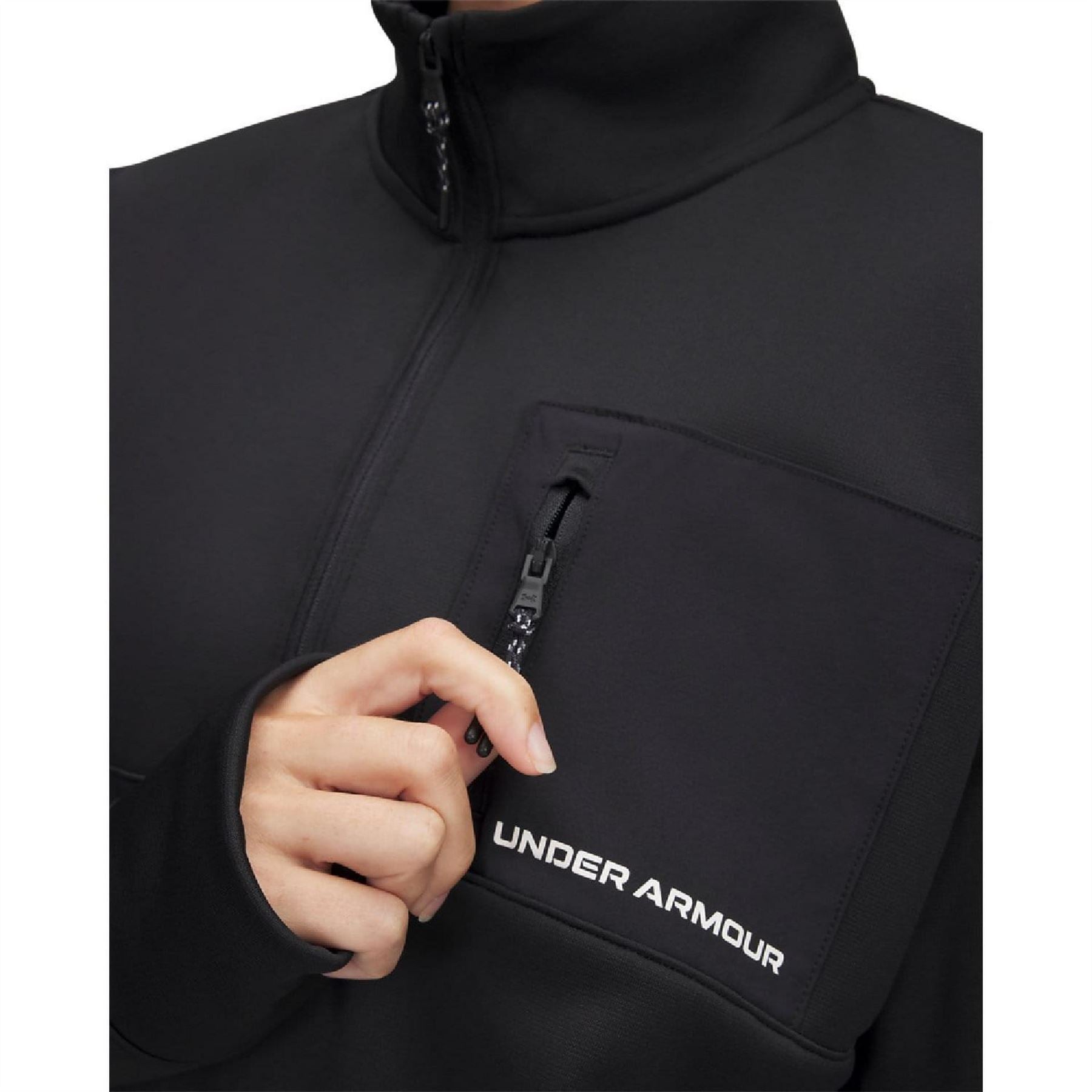 Under Armour Woven Fleece Half Zip Top