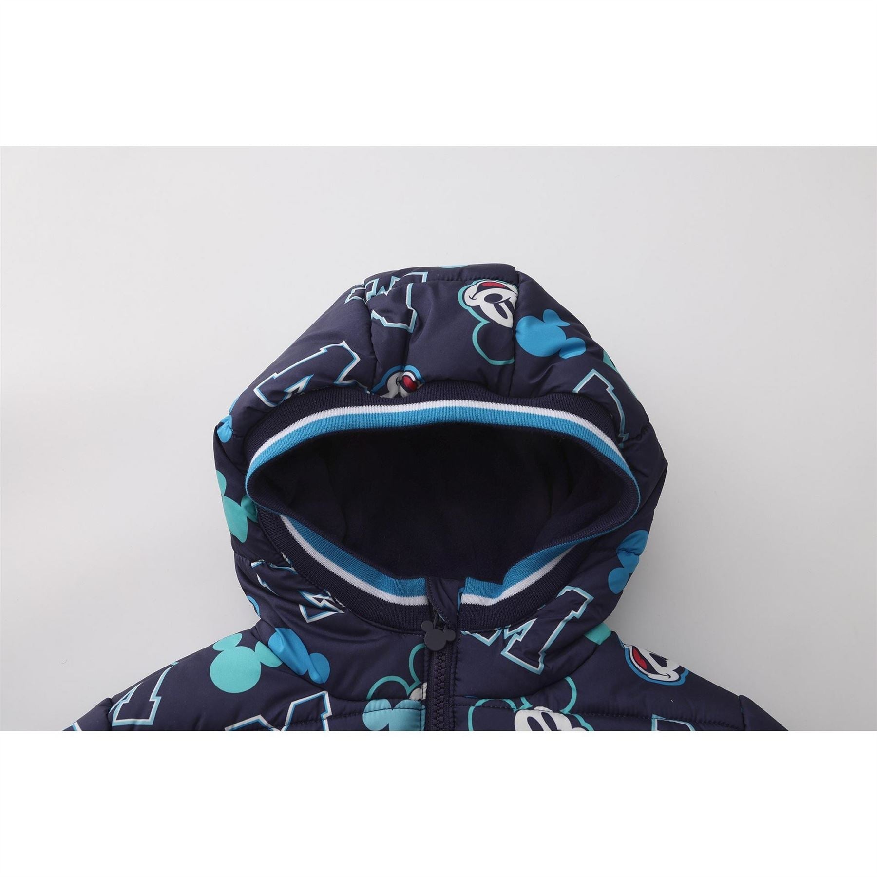 Character Disney Hooded Long Sleeve Short Puffer Jacket