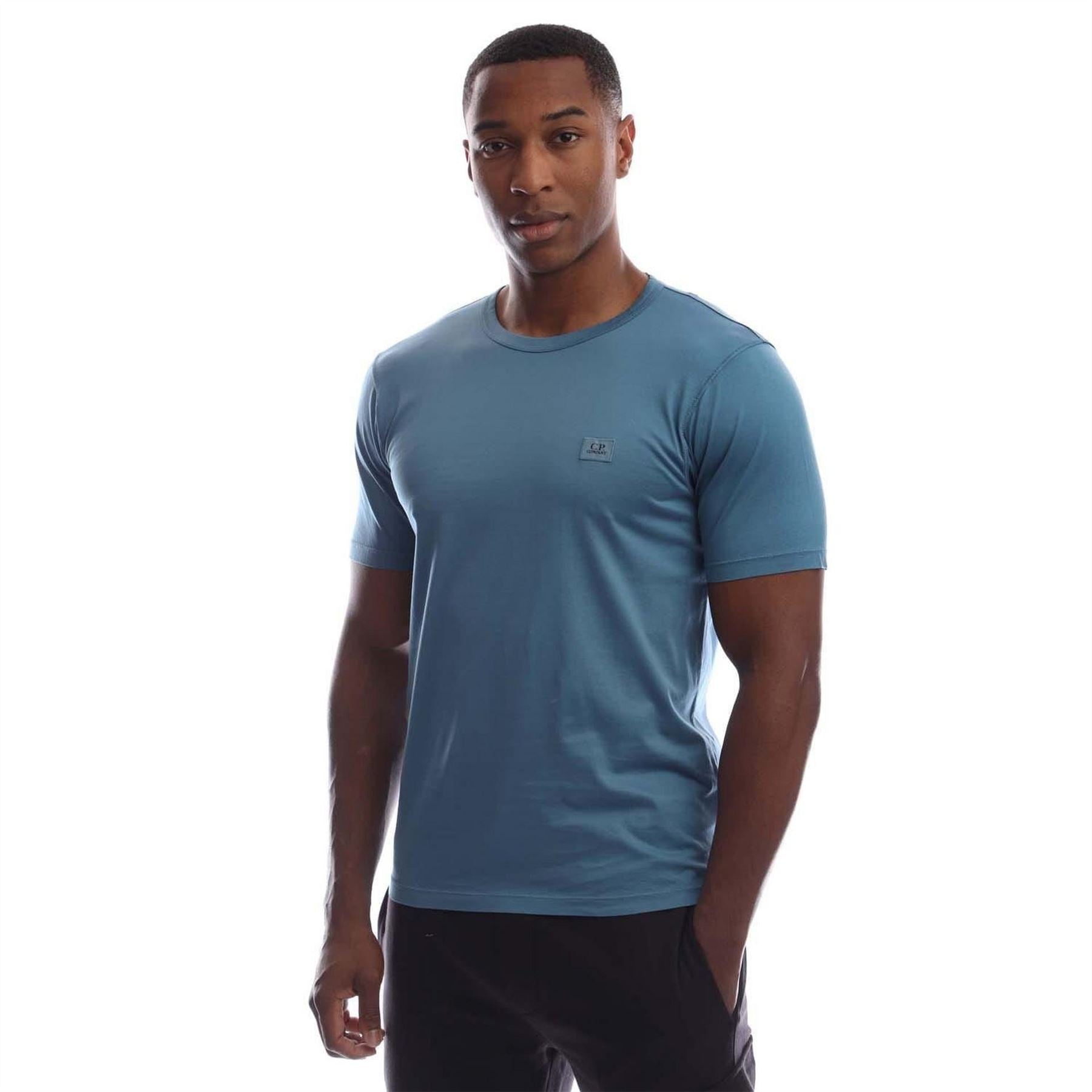 CP Company 2 Mercerized Jersey Logo Patch T-Shirt